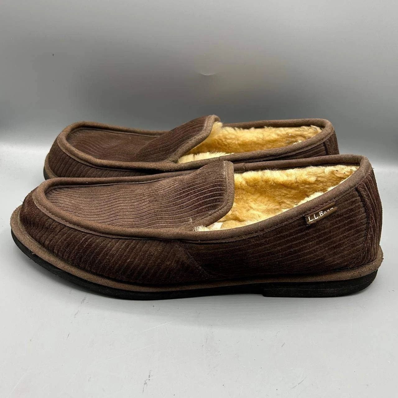 L.L. Bean L.L. Bean Slip On Loafers 11 Corduroy Slippers Fleece Lined Size US 11 / EU 44 - 5 Thumbnail