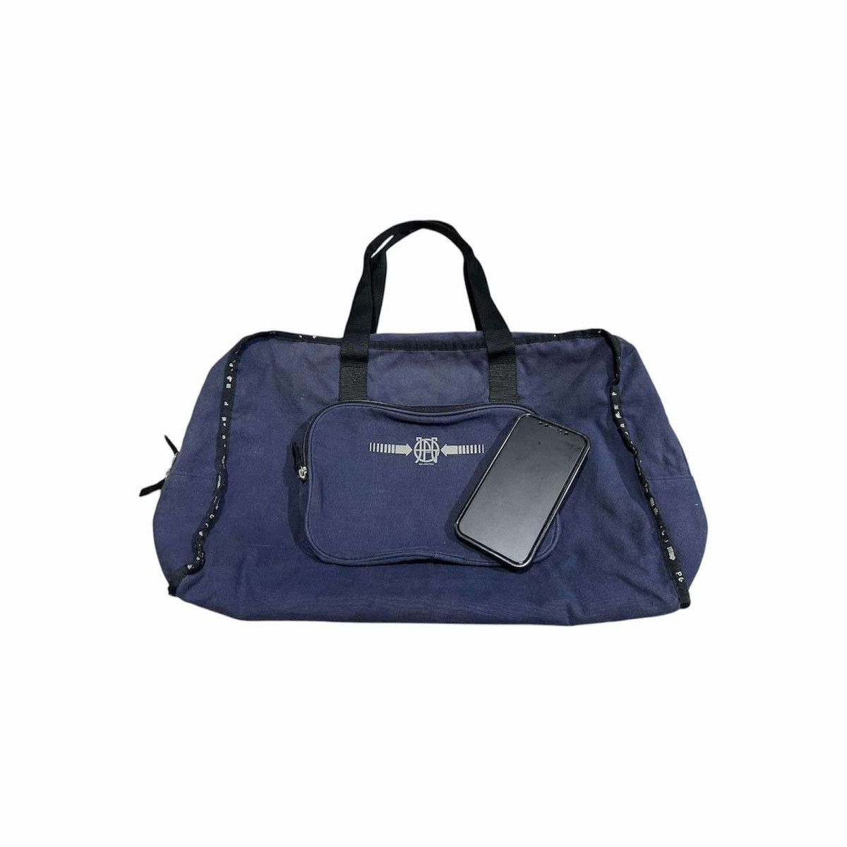 Gaultier Homme Objet x Jean Paul Gaultier Vintage Jean Paul Gautier Duffel Bag Canvas Shoulder Bag in Blue