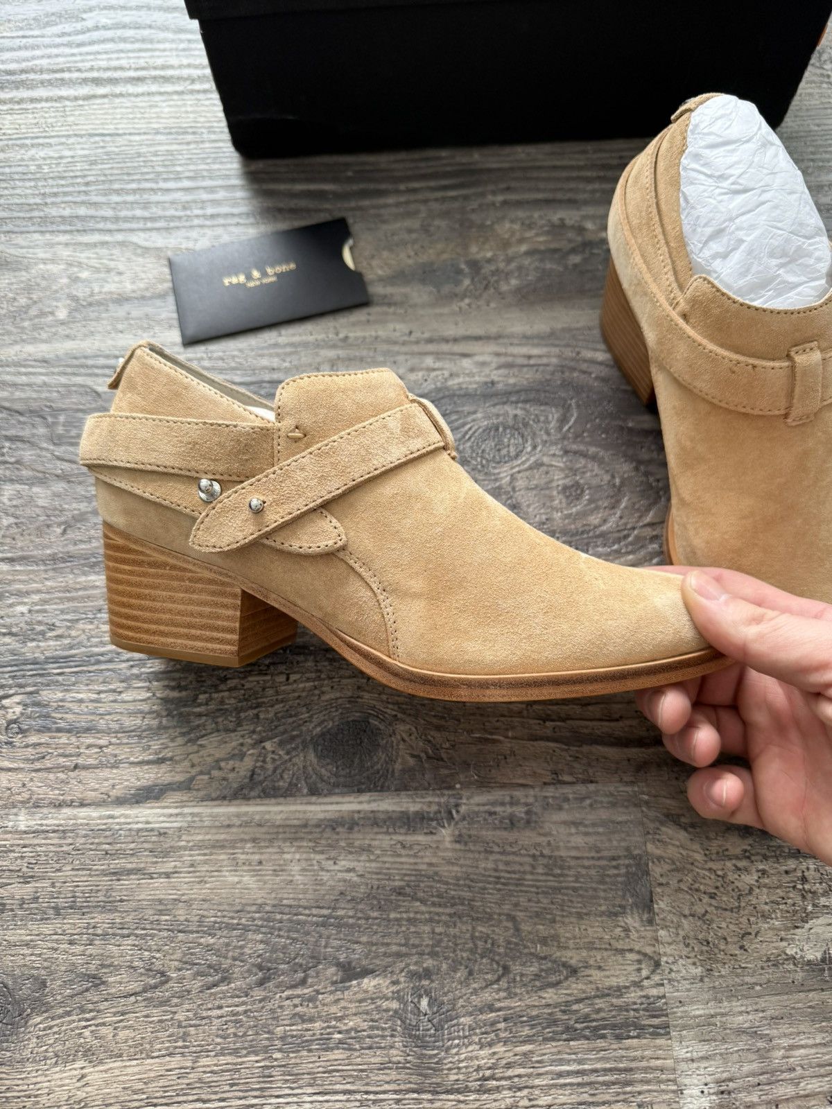 Rag & Bone NWT - Rag & Bone Suede Western Booties Size US 6 / IT 36 - 4 Thumbnail
