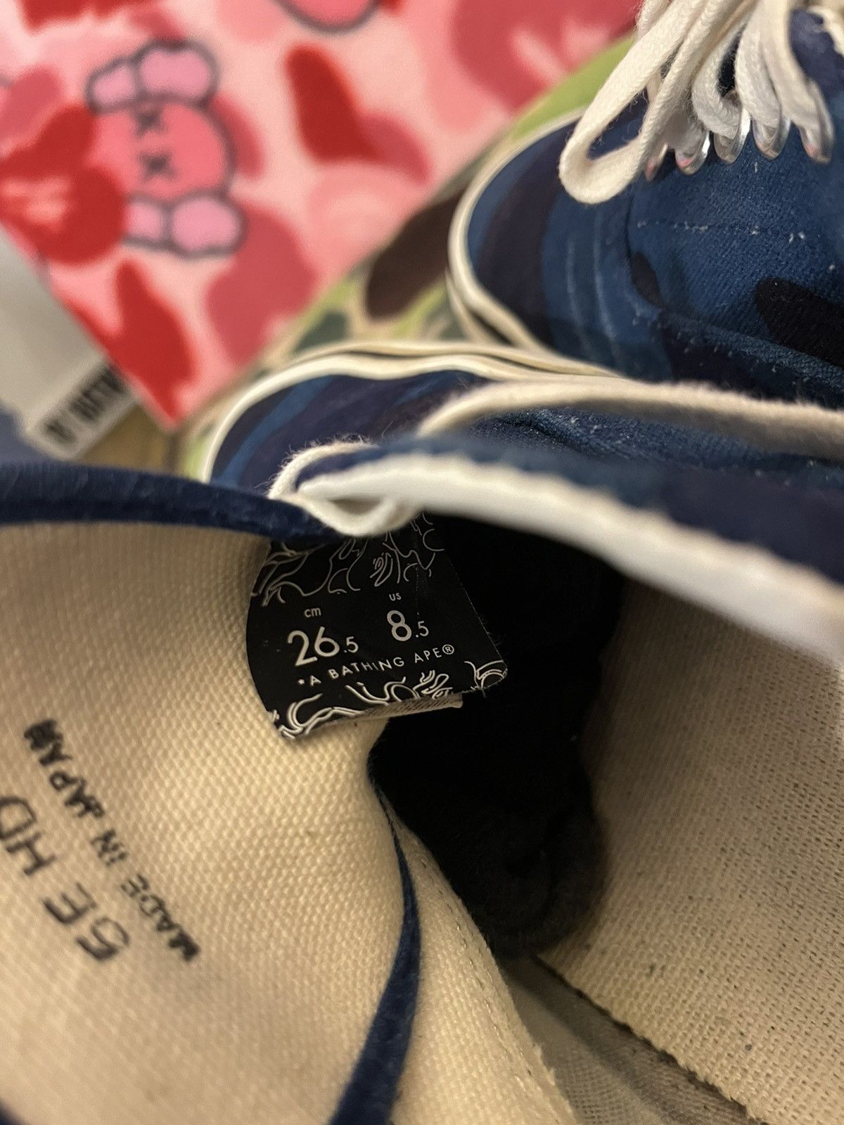 Bape Bape vans style Bapesta Size US 8.5 / EU 41-42 - 5 Thumbnail