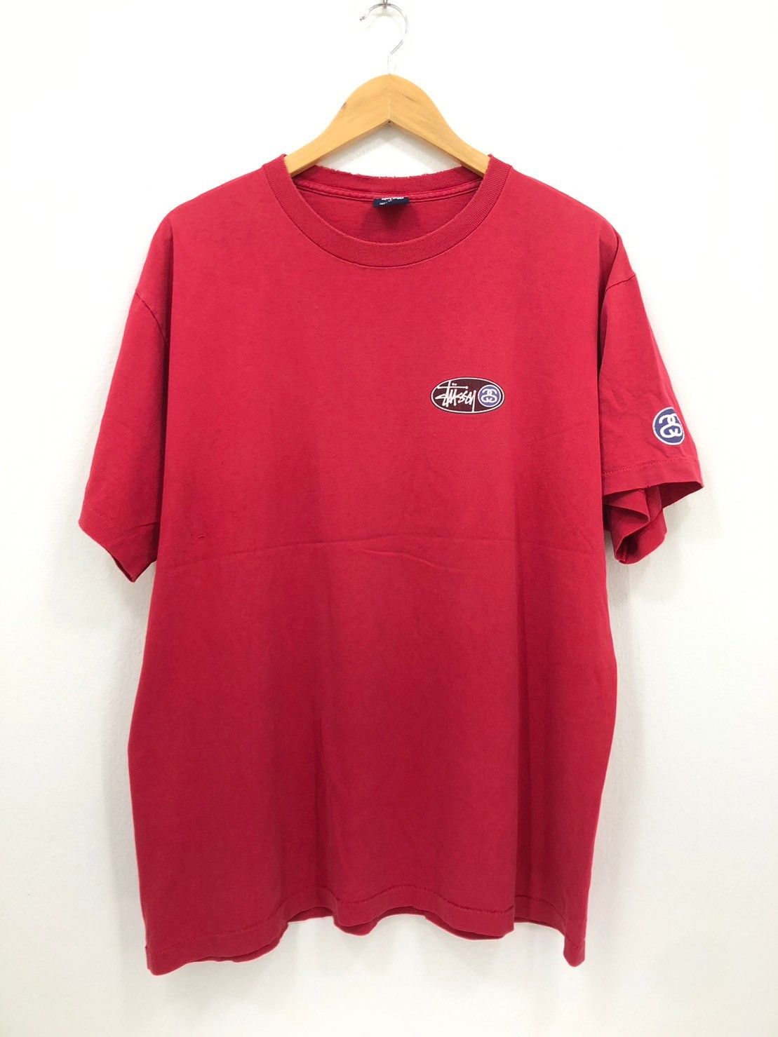 Stussy × Vintage Vintage 90's Stussy shirt Big Logo wts01 Size US XL / EU 56 / 4 - 4 Thumbnail