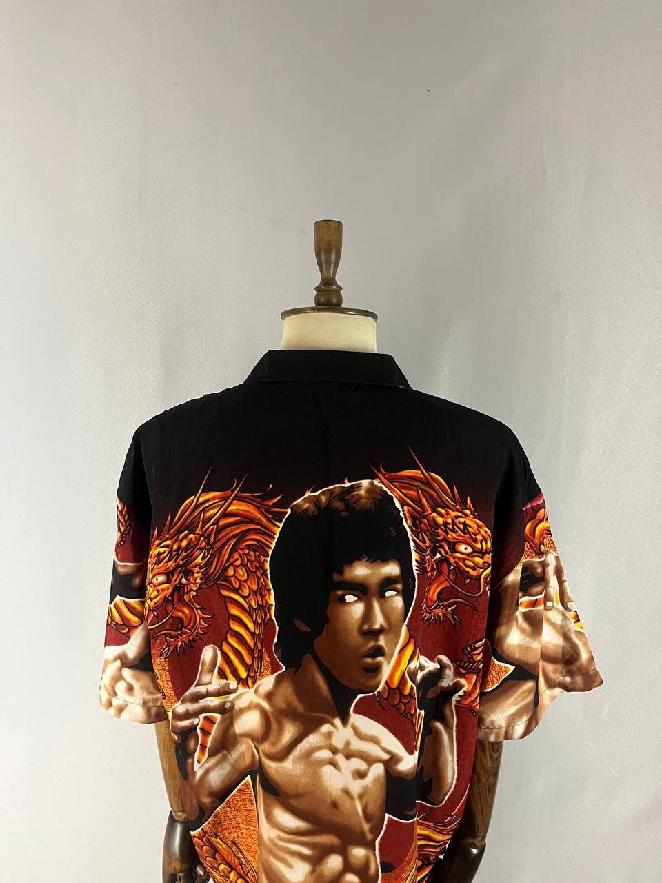 Vintage Bruce Lee Shirt Vintage 1990s Size US L / EU 52-54 / 3 - 6 Thumbnail