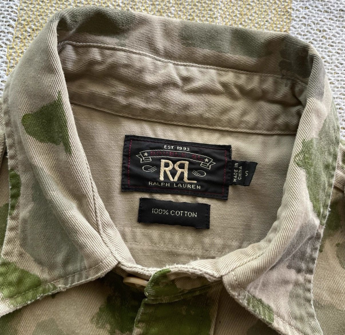 Polo Ralph Lauren RRL Ralph Lauren Limited Edition Camo Shirt K22 Size US S / EU 44-46 / 1 - 6 Thumbnail