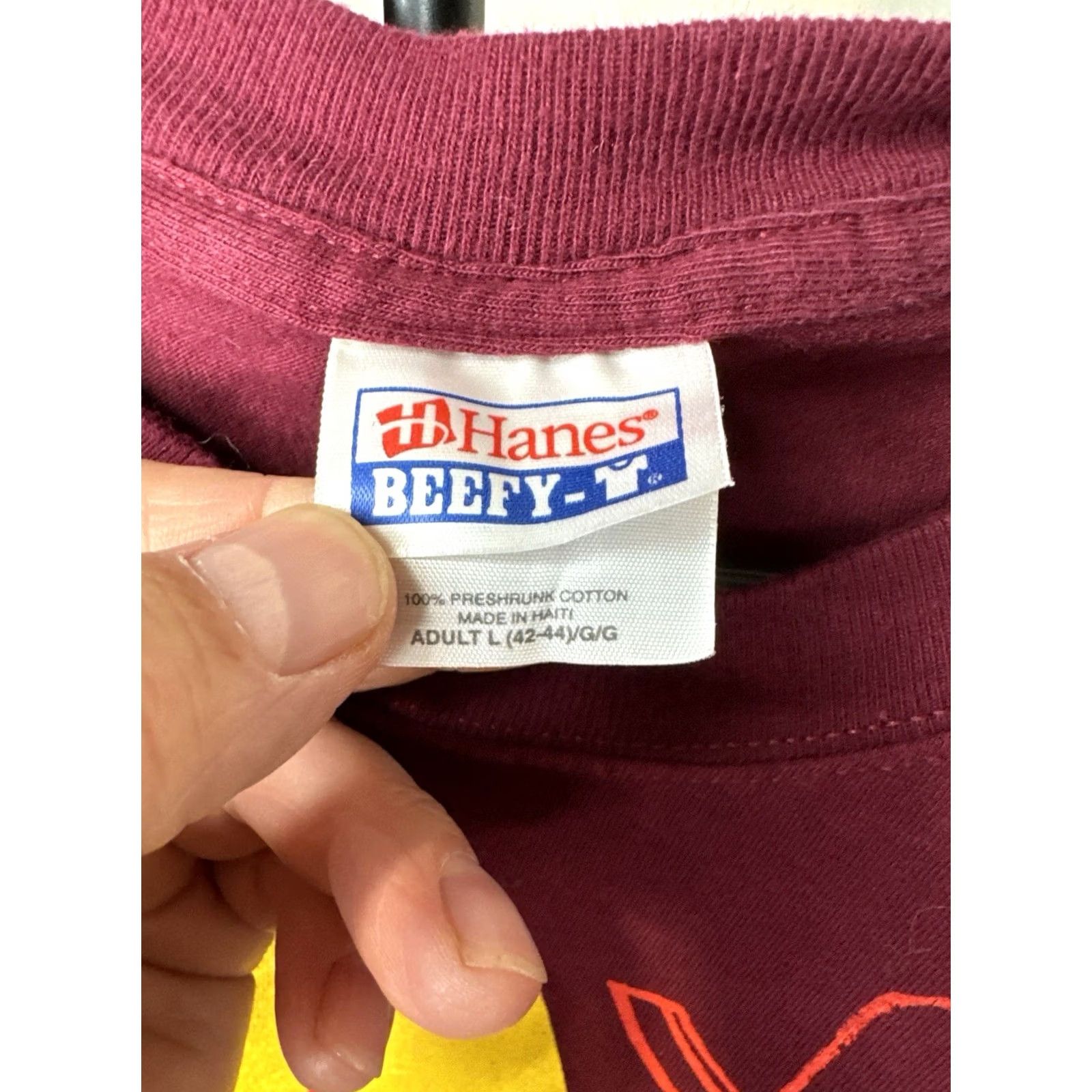 Hanes VINTAGE Hanes The Flash Logo T Shirt Mens L Red 90s Cartoon Comics Logo Tee Size L Men Mens Regular Short Sleeve Shirt Din 2004 Hanes Beefy-T Tag Size US L / EU 52-54 / 3 - 7 Thumbnail