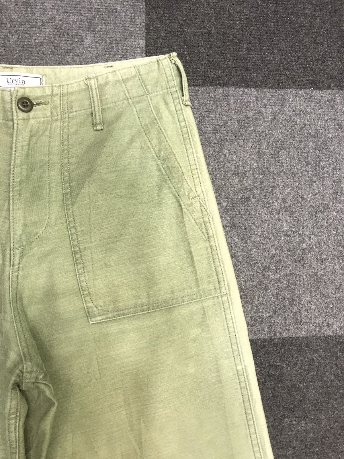 Japan Blue Urvin Japan Blue Wide OG107 Fatigue Sunfaded Baker Pant F222 Size US 28 / EU 44 - 2 Thumbnail