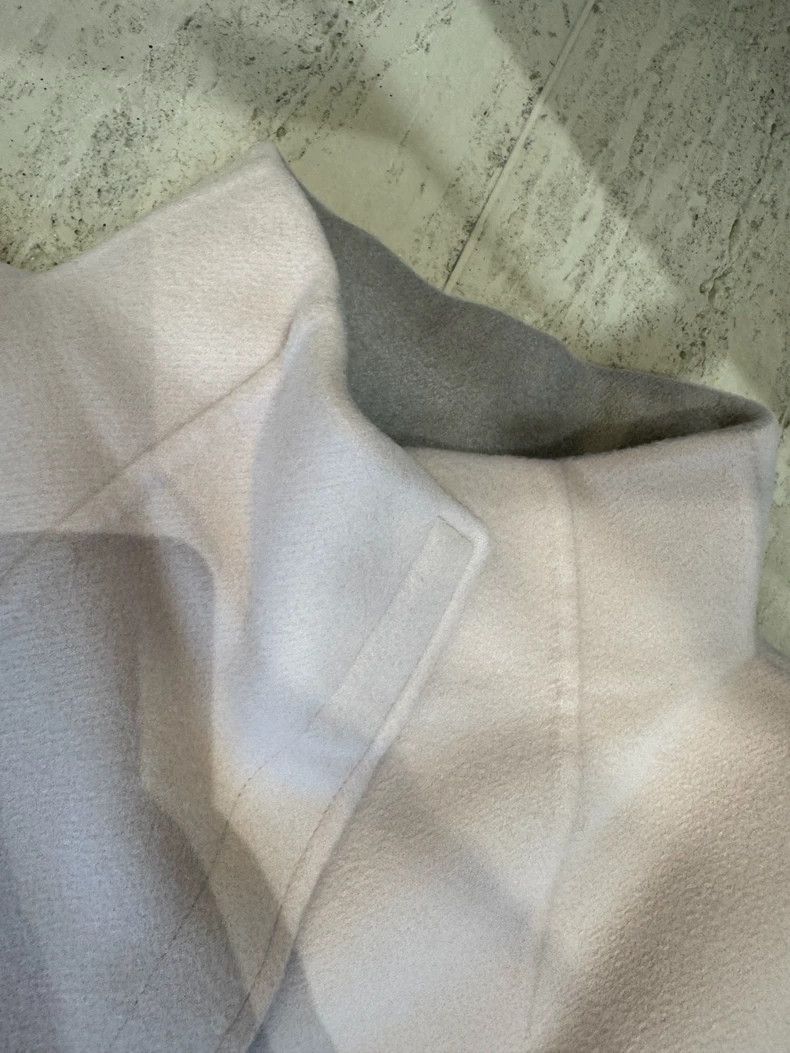 Loro Piana LORO PIANA Pink and grey double-sided cashmere coat Size M / US 6-8 / IT 42-44 - 2 Thumbnail