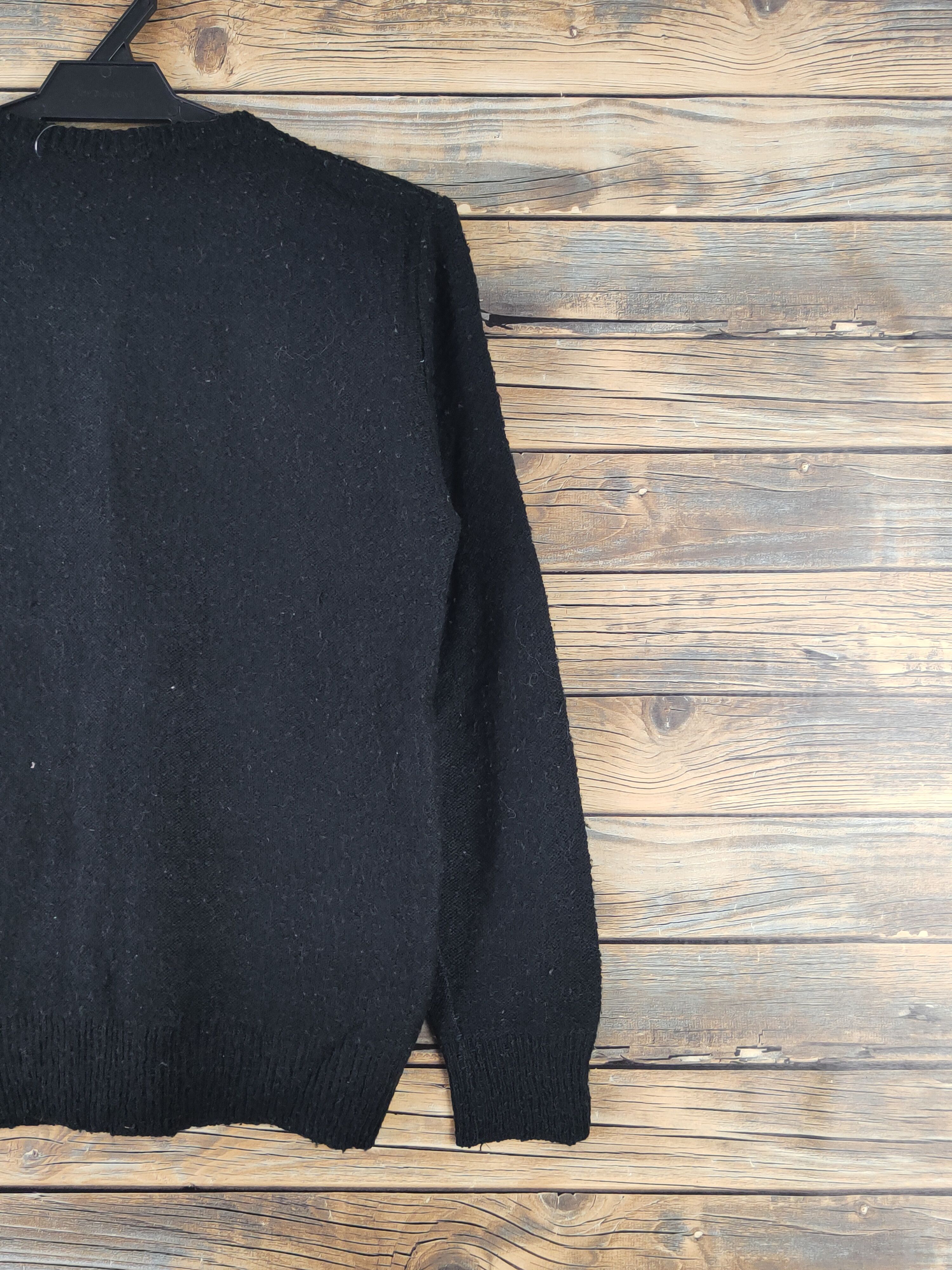 Homespun Knitwear × Japanese Brand Japanese Brand Black Knitwear Cardigan #W1766 Size M / US 6-8 / IT 42-44 - 9 Thumbnail