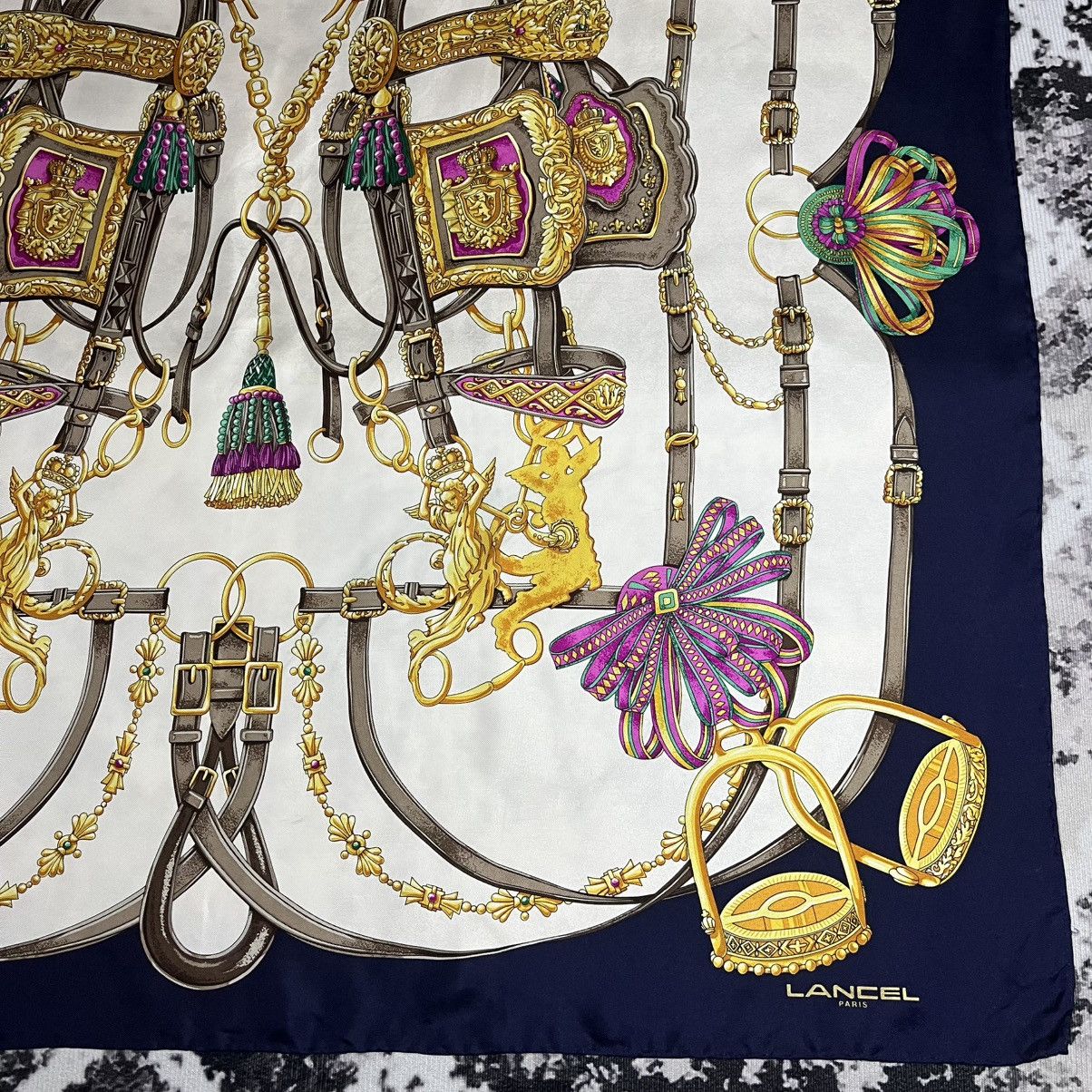 Lancel × Vintage Vintage Lancel Paris Scarf Size ONE SIZE - 2 Thumbnail
