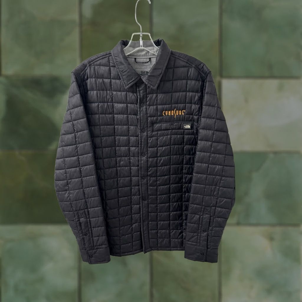 The North Face The North Face Thermoball Eco Jacket Mens M Black Snap L/S Quilted Insulated Lined Nylon - Shirt Jacket Size US M / EU 48-50 / 2 - 1 Thumbnail