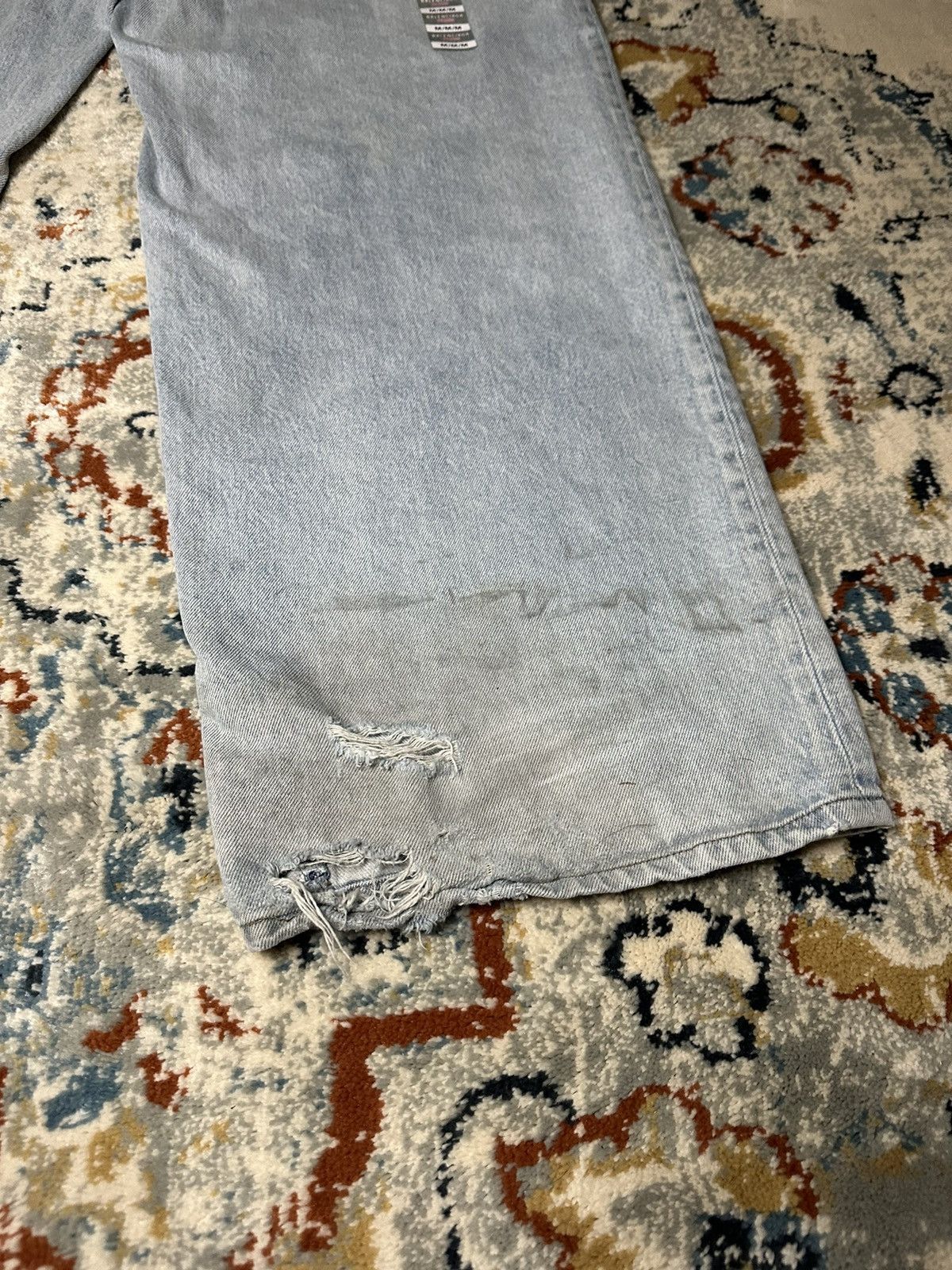 Balenciaga Balenciaga Denim Size Sticker Jeans Medium Size US 32 / EU 48 - 5 Thumbnail