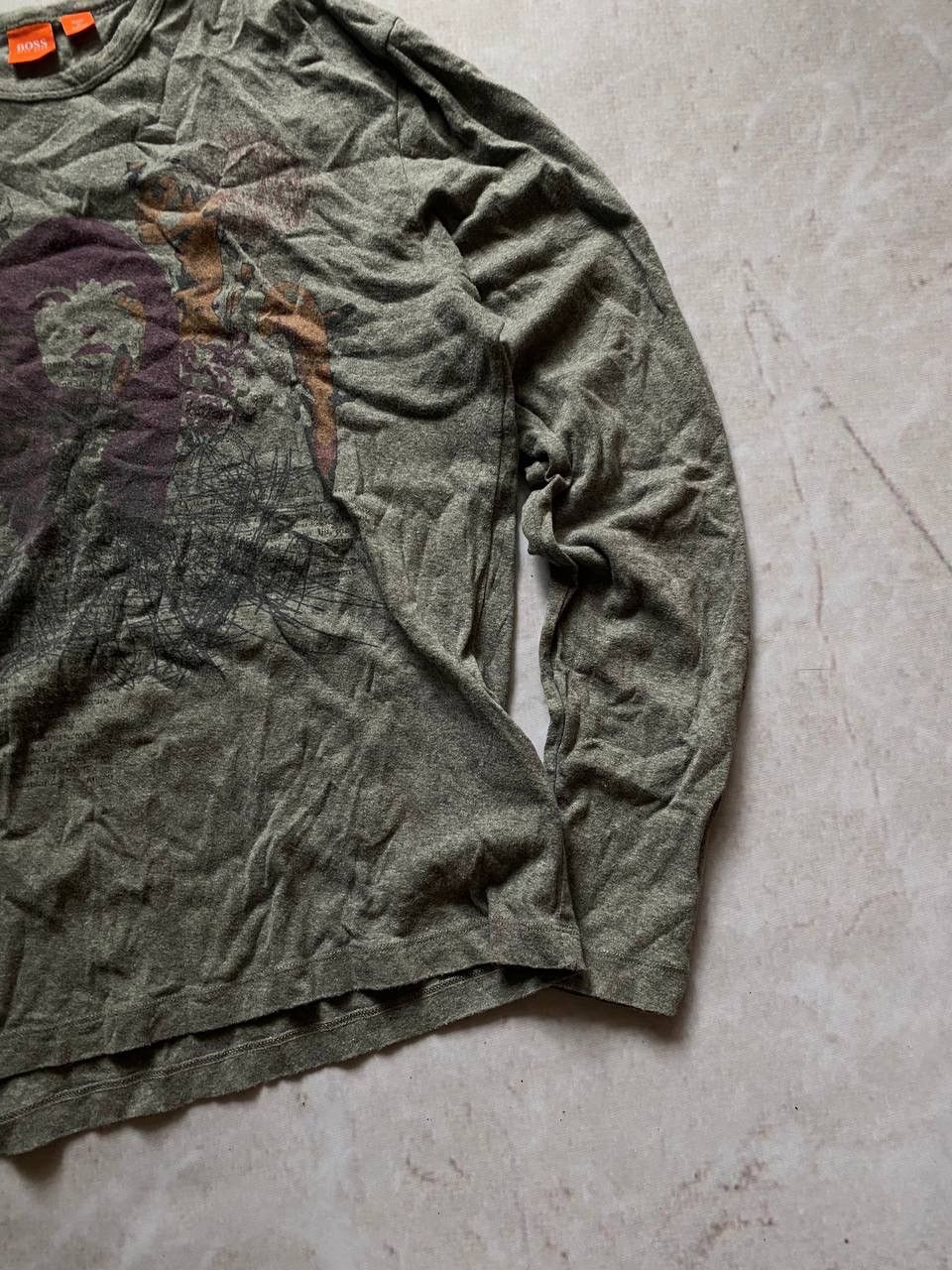 Hugo Boss × Vintage Vintage Hugo Boss Y2K Japanese Style Long Sleeve Size US XXL / EU 58 / 5 - 3 Thumbnail