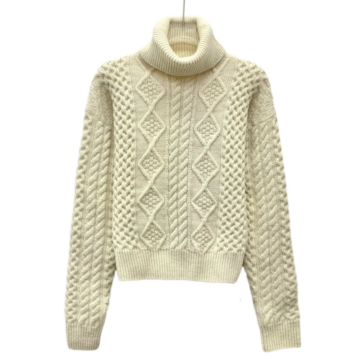 Yves Saint Laurent Yves Saint Laurent Argyle Turtleneck Wool Knit Sweater K26WX Size XS / US 0-2 / IT 36-38 - 1 Thumbnail