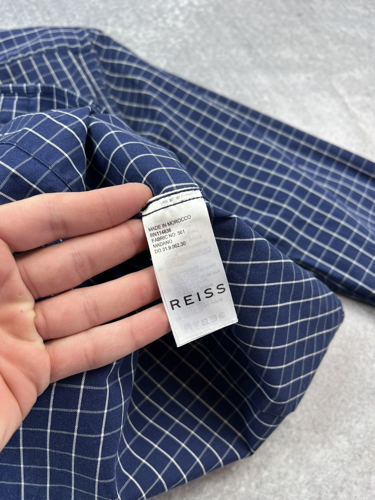 Designer × Reiss Reiss slim fit long sleeve men’s shirt Size US S / EU 44-46 / 1 - 7 Thumbnail