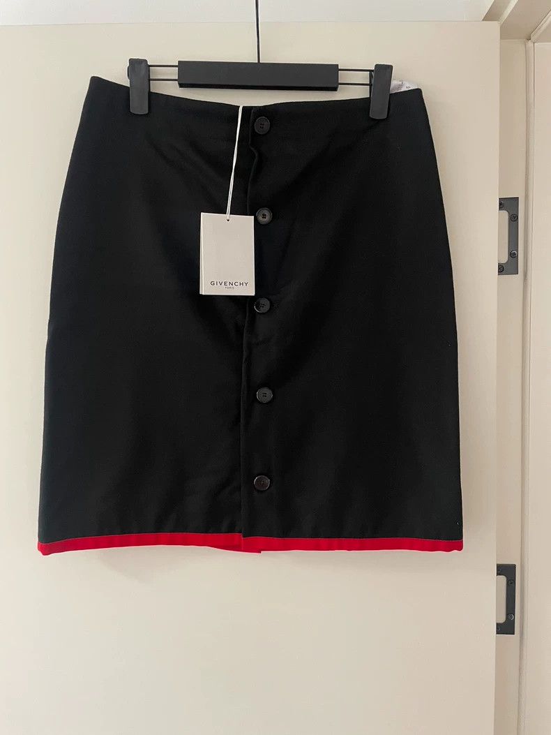 Givenchy Givenchy Wool mixed color single-breasted half skirt size Size M / US 6-8 / IT 42-44 - 3 Thumbnail
