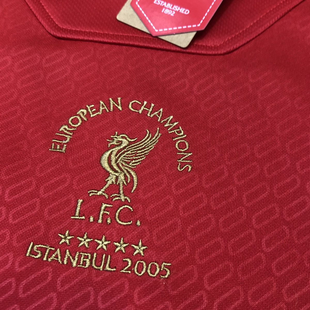 Other Liverpool 2005 champions league retro jersey #8 Gerrard Size US M / EU 48-50 / 2 - 6 Thumbnail