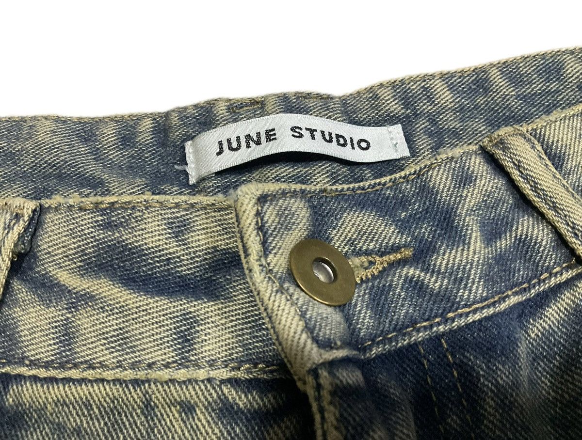 Hysteric Glamour × If Six Was Nine × Japanese Brand 🔥Sick Y2K June Studio Mud Wash Flared Denim Size US 30 / EU 46 - 9 Thumbnail