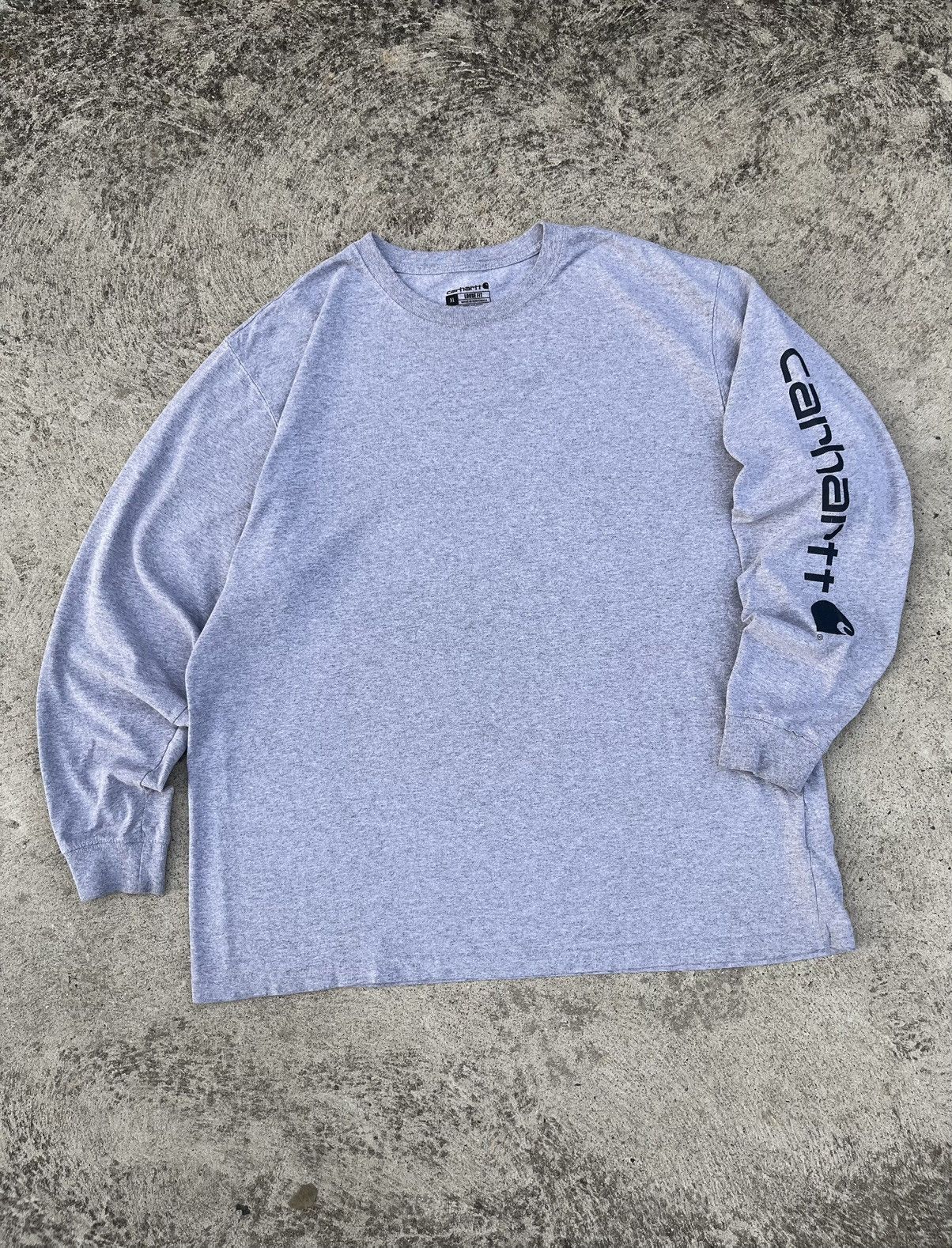 Carhartt Vintage Y2K Carhartt Work Long Sleeve T-Shirt Original Fit Size US XL / EU 56 / 4 - 1 Thumbnail