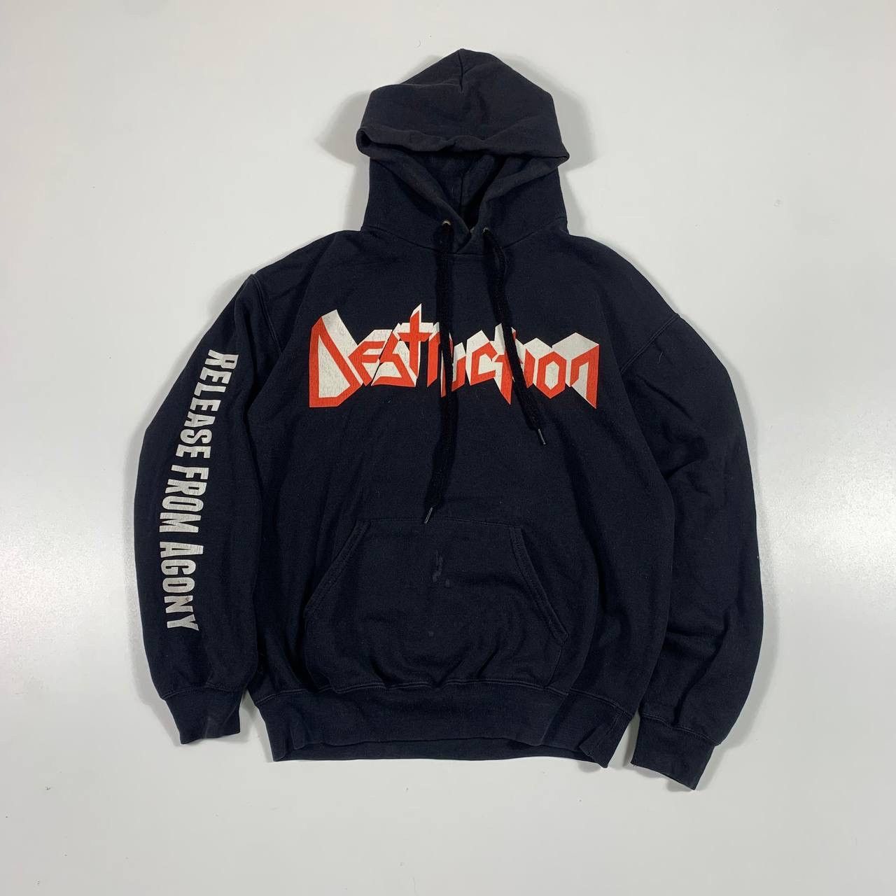 Designer × Japanese Brand × Vintage vintage 90s destruction relase from agony y2k streetwear Size US M / EU 48-50 / 2 - 1 Thumbnail