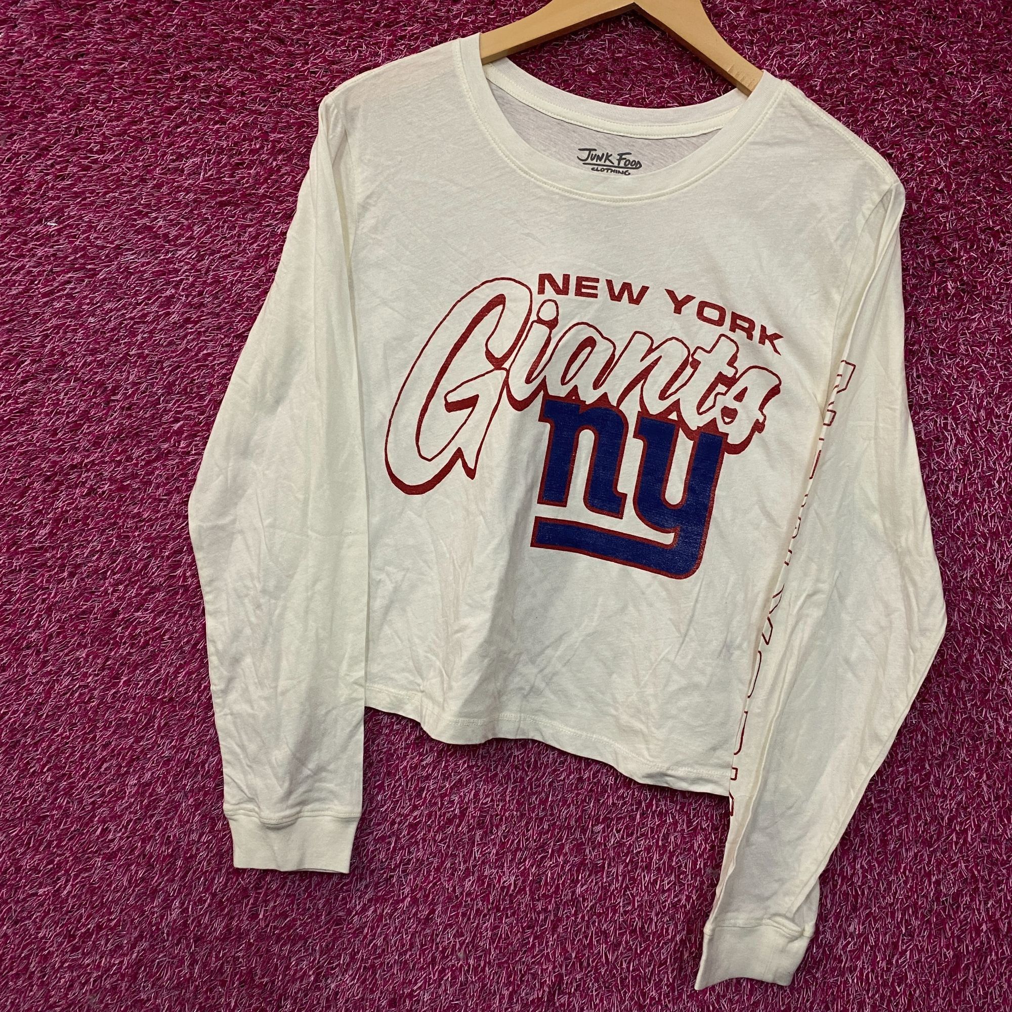 Junk Food Junk Food Clothing New York Giants Touchdown Long Sleeve Cro Size S / US 4 / IT 40 - 3 Thumbnail