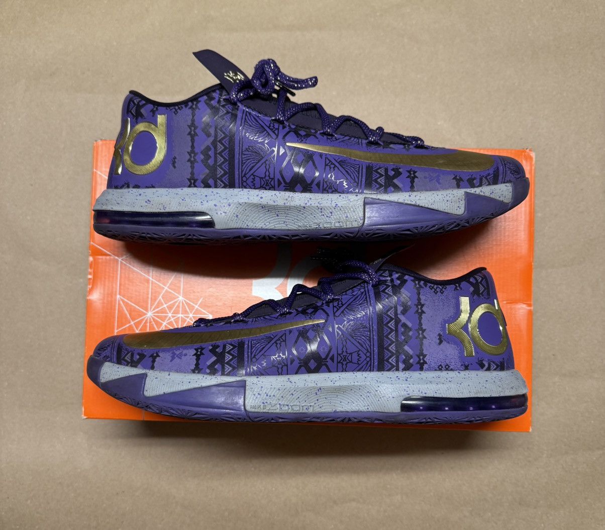 Nike Nike KD 6 BHM Kevin Durant men’s size 14 Basketball Rare! Size US 14 / EU 47 - 1 Thumbnail