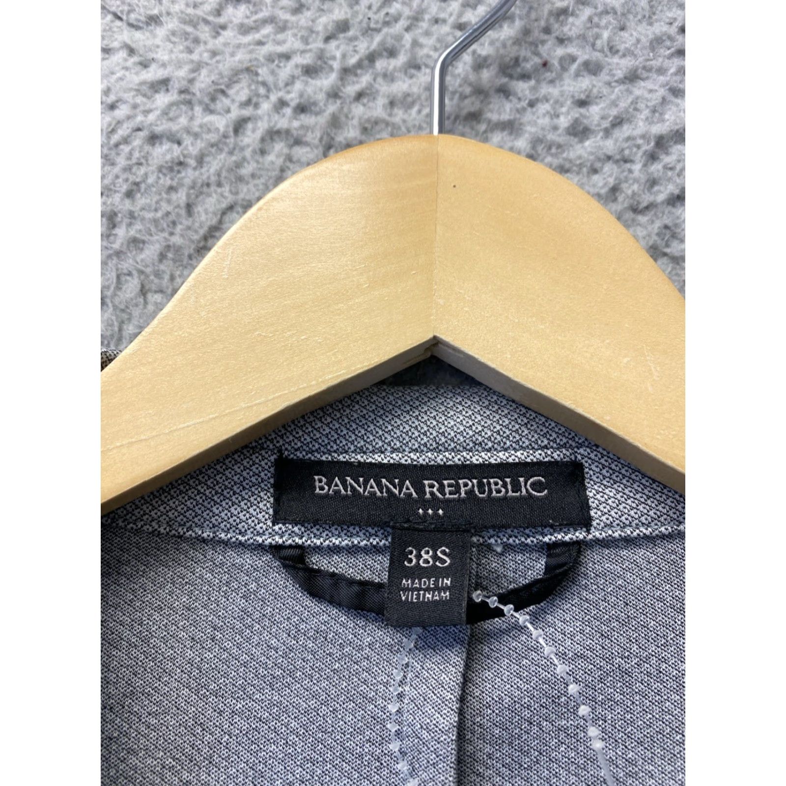 Banana Republic Banana Republic Mens Sweater Blazer Shirt Cardigan Slim 38S Gray Polyester Cotton 1543 Mens Size US M / EU 48-50 / 2 - 3 Thumbnail