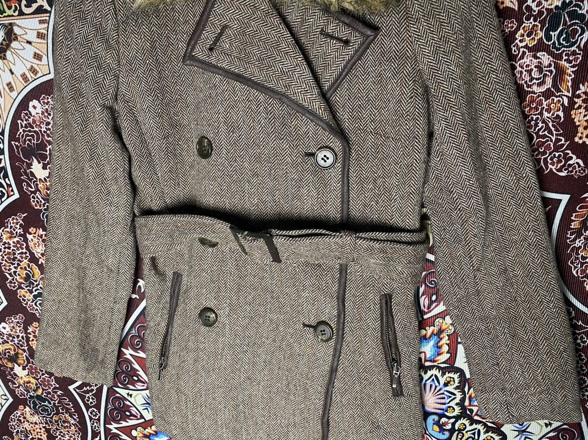 Comme Ca Ism × Japanese Brand Comme Ca Ism Wool Fur tranch coat Size M / US 6-8 / IT 42-44 - 5 Thumbnail
