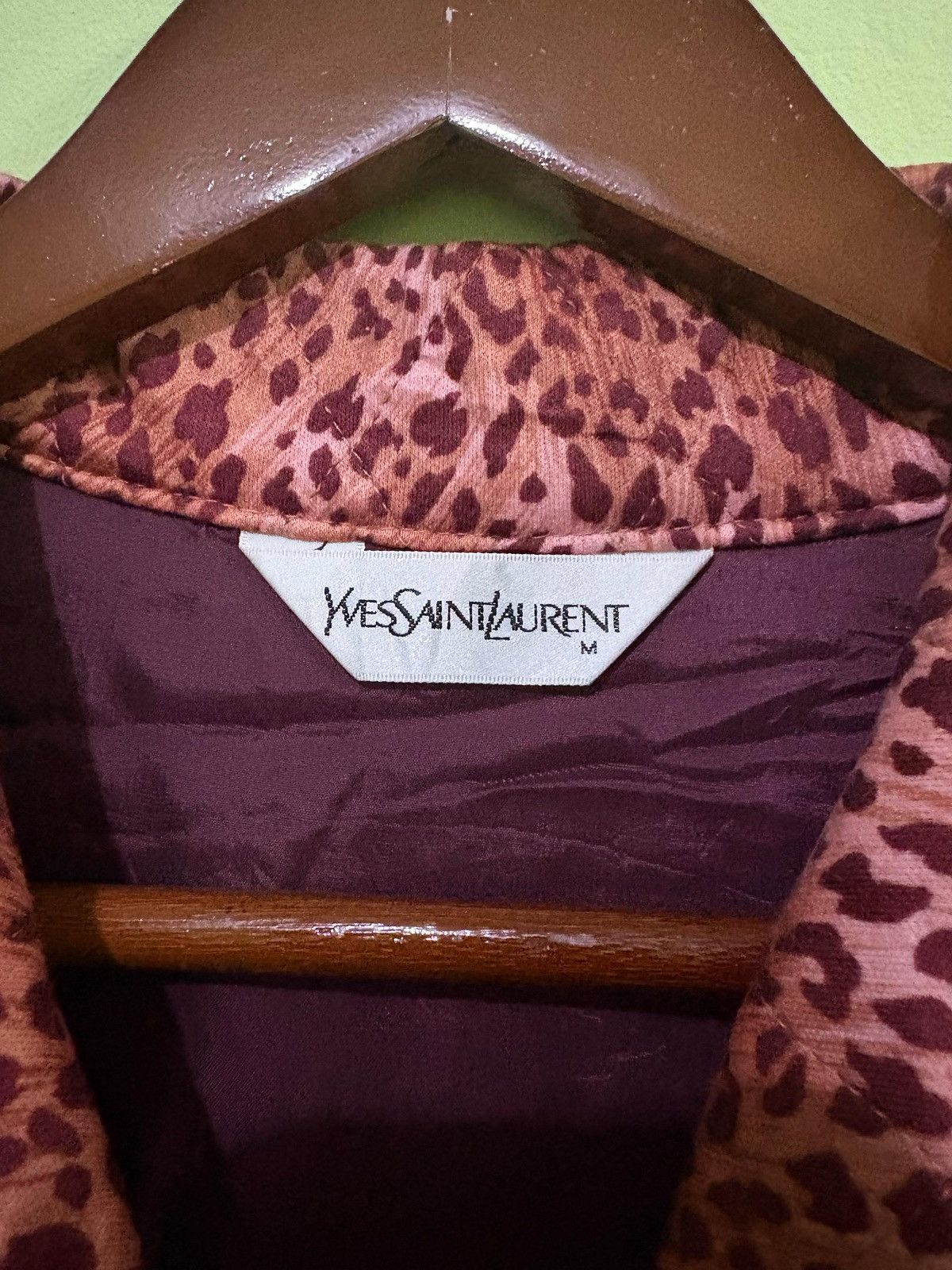 Yves Saint Laurent Yves Saint Laurent Long Jacket Design Leopard Design Size US M / EU 48-50 / 2 - 6 Thumbnail