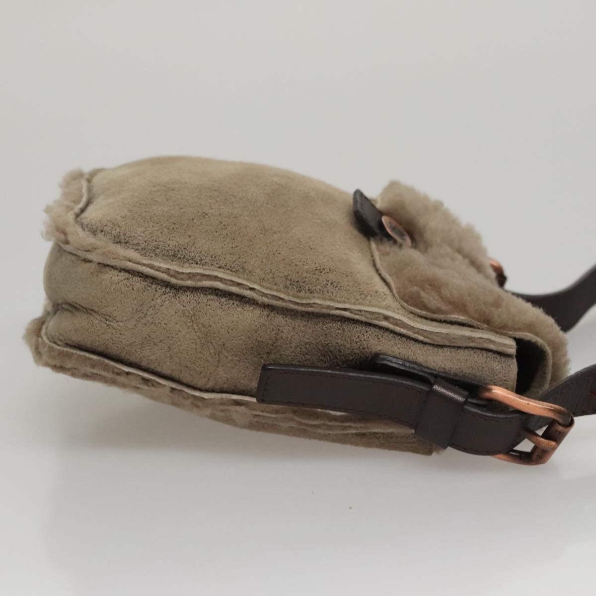 Celine CELINE Shoulder Bag Mouton Beige Size ONE SIZE - 3 Thumbnail