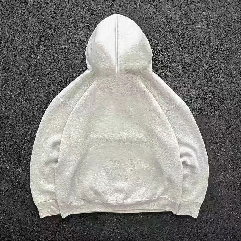 Japanese Brand × Vintage Street trend grey letter print hoodie y2k Size US L / EU 52-54 / 3 - 2 Thumbnail