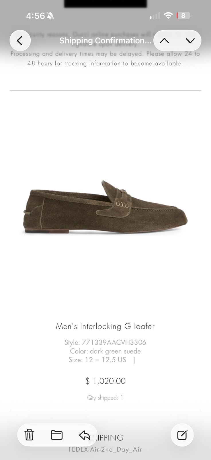 Gucci Gucci Interlocking G Loafer Size US 12 / EU 45 - 11 Thumbnail