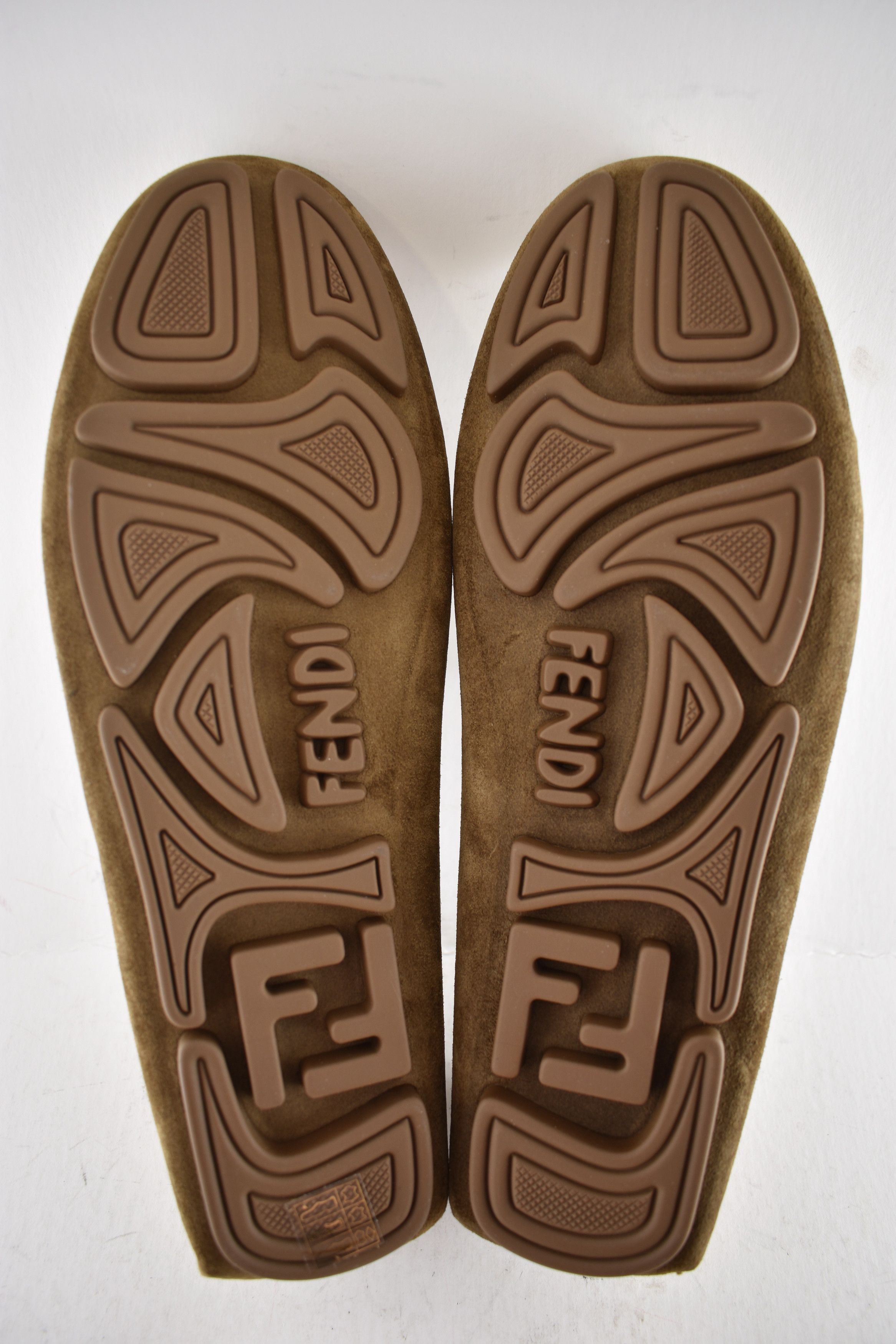 Fendi Fendi Driver Suede FF Logo Loafer Slip On Flat UK 11 US 12 Size US 12 / EU 45 - 16 Thumbnail