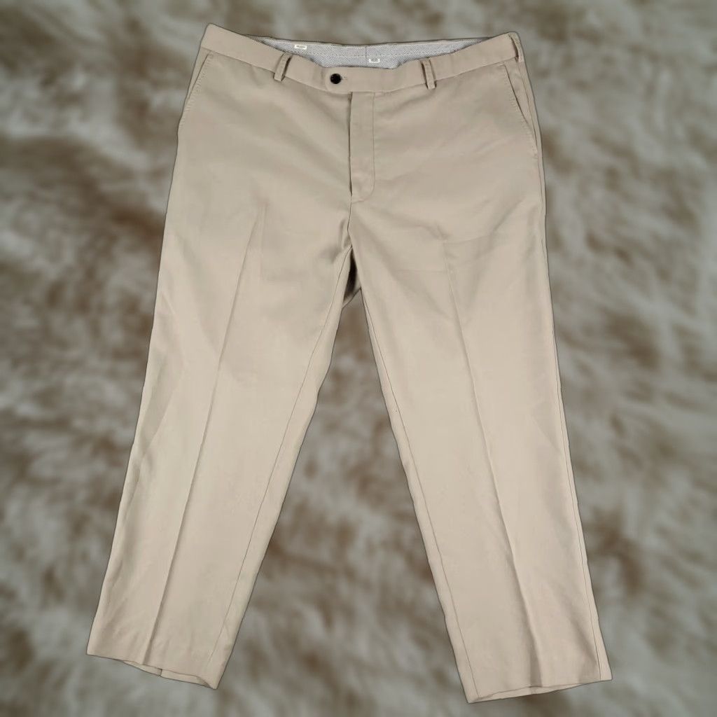 Peter Millar Peter Millar Pants Mens 38x27 Beige Crown Sport Slash Pockets Chino Trousers Size US 38 / EU 54 - 1 Thumbnail