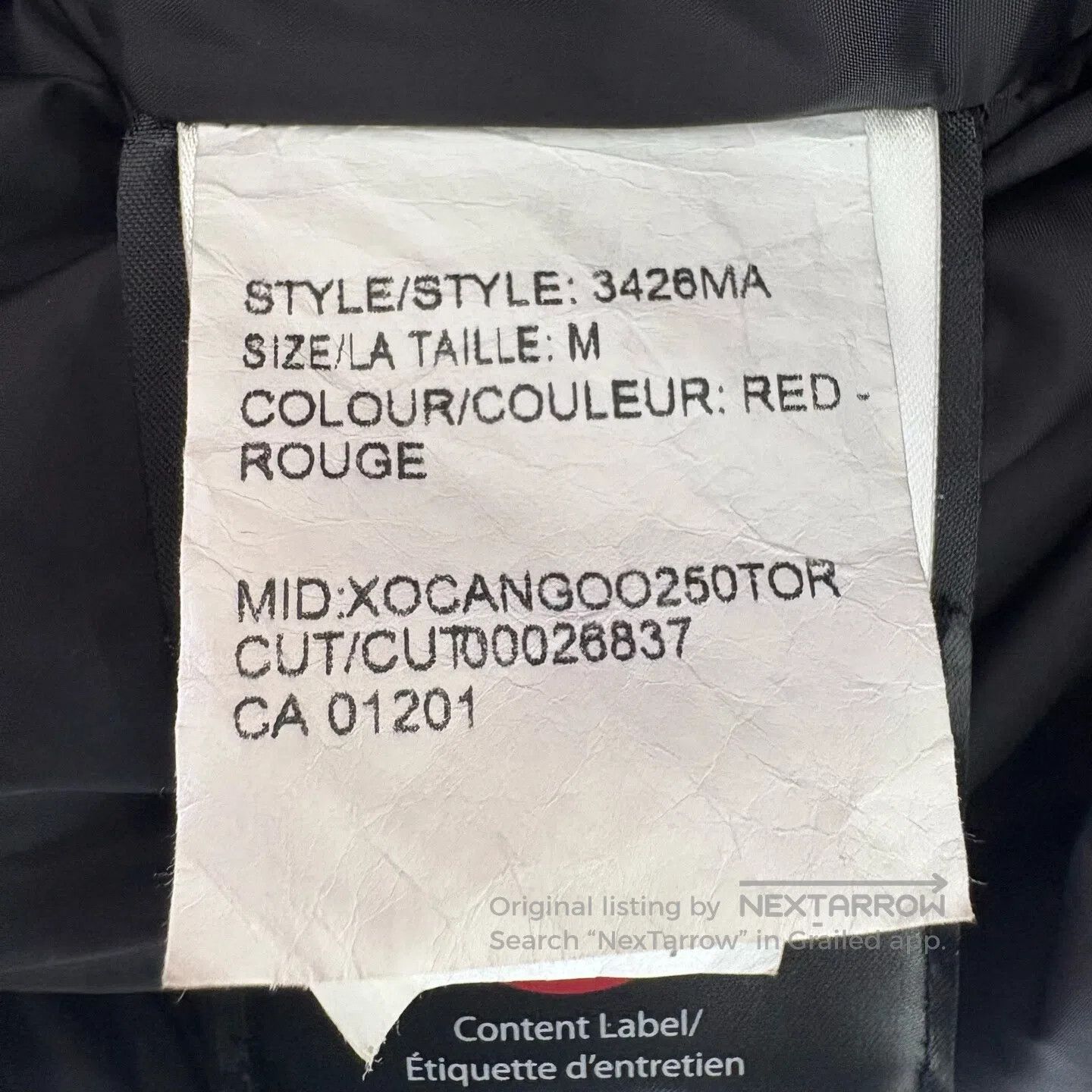 Canada Goose Canada Goose Chateau Parka Red Collar Wolf Fur Down Jacket Size US M / EU 48-50 / 2 - 5 Thumbnail