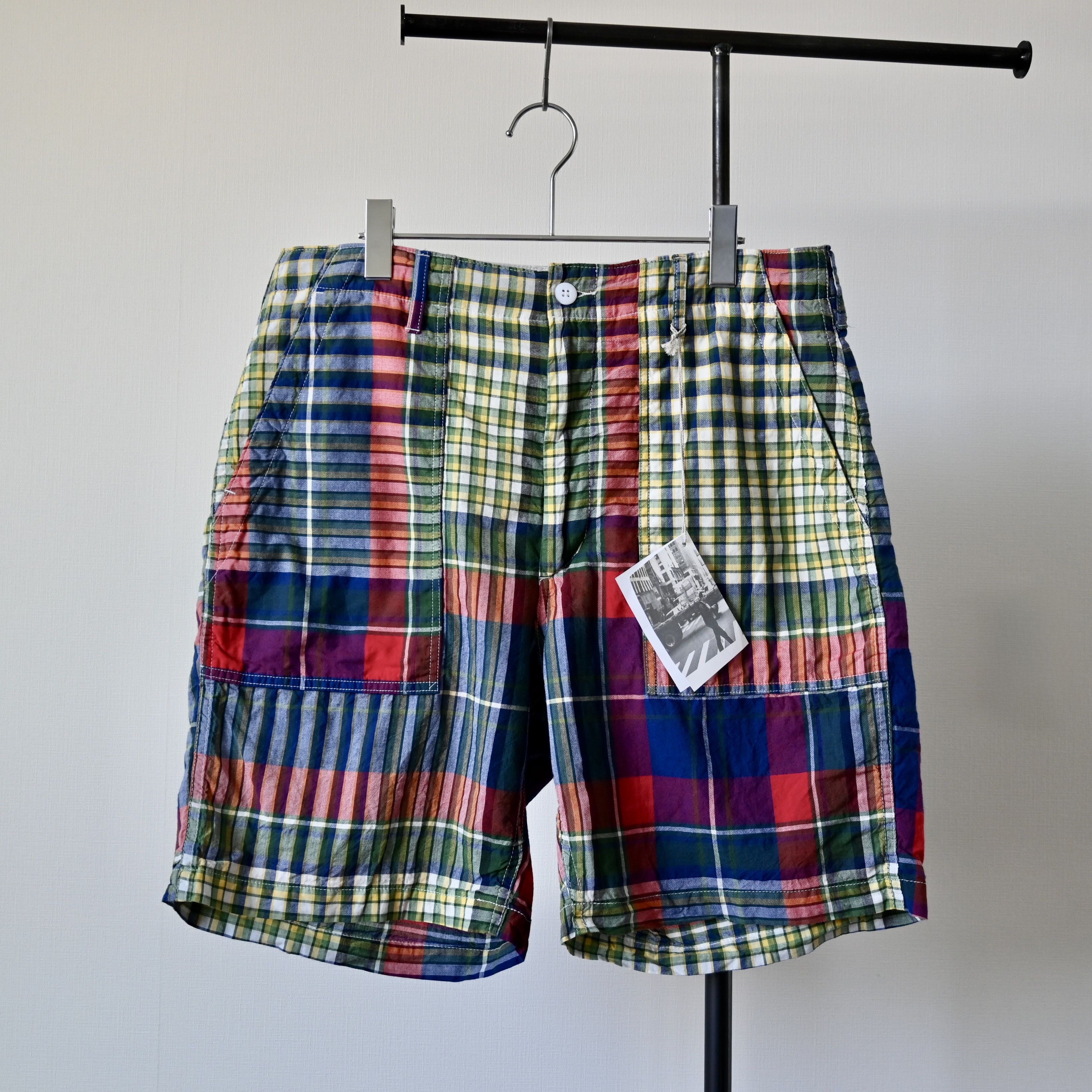 Engineered Garments UNUSED, Engineered Garments, Painter Shorts, Madras Plaid, M Size US 34 / EU 50 - 2 Thumbnail