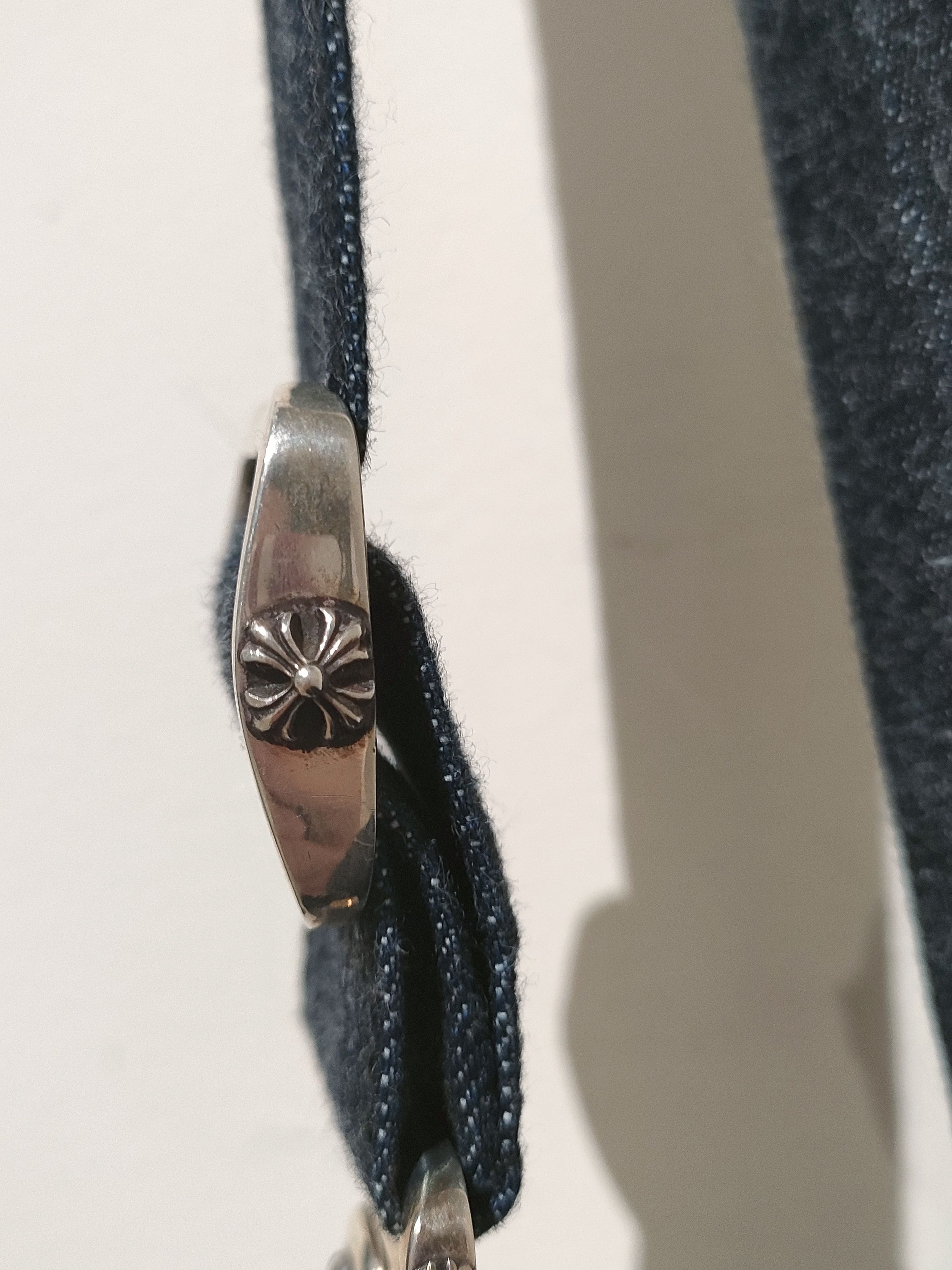 Chrome Hearts Chrome Hearts Black Leather Cross Patch Denim Apron Size L / US 10 / IT 46 - 7 Thumbnail