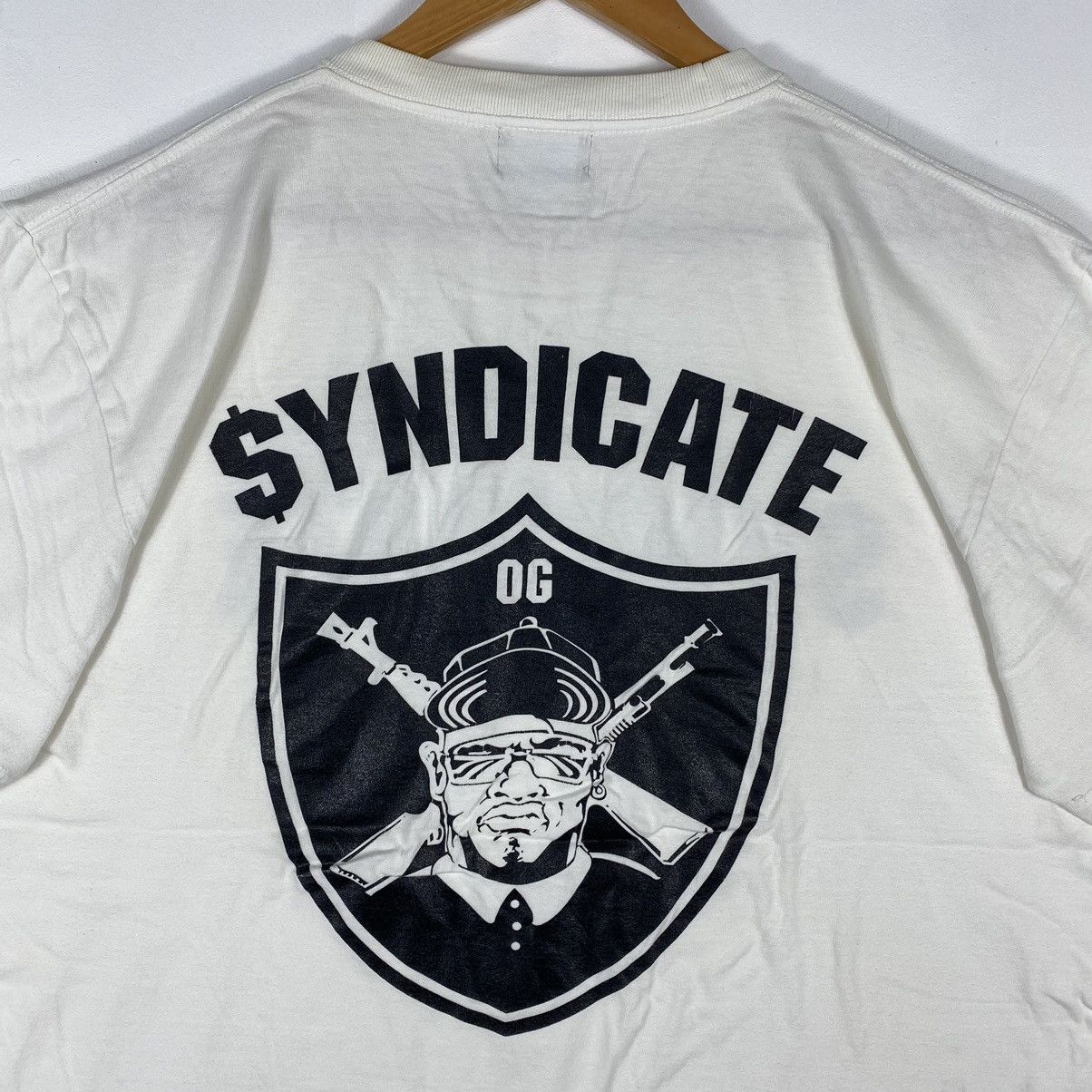 Rap Tees × Syndicate × Vintage VINTAGE SYNDICATE OG RECORD LABELS TEE Size US XL / EU 56 / 4 - 3 Thumbnail
