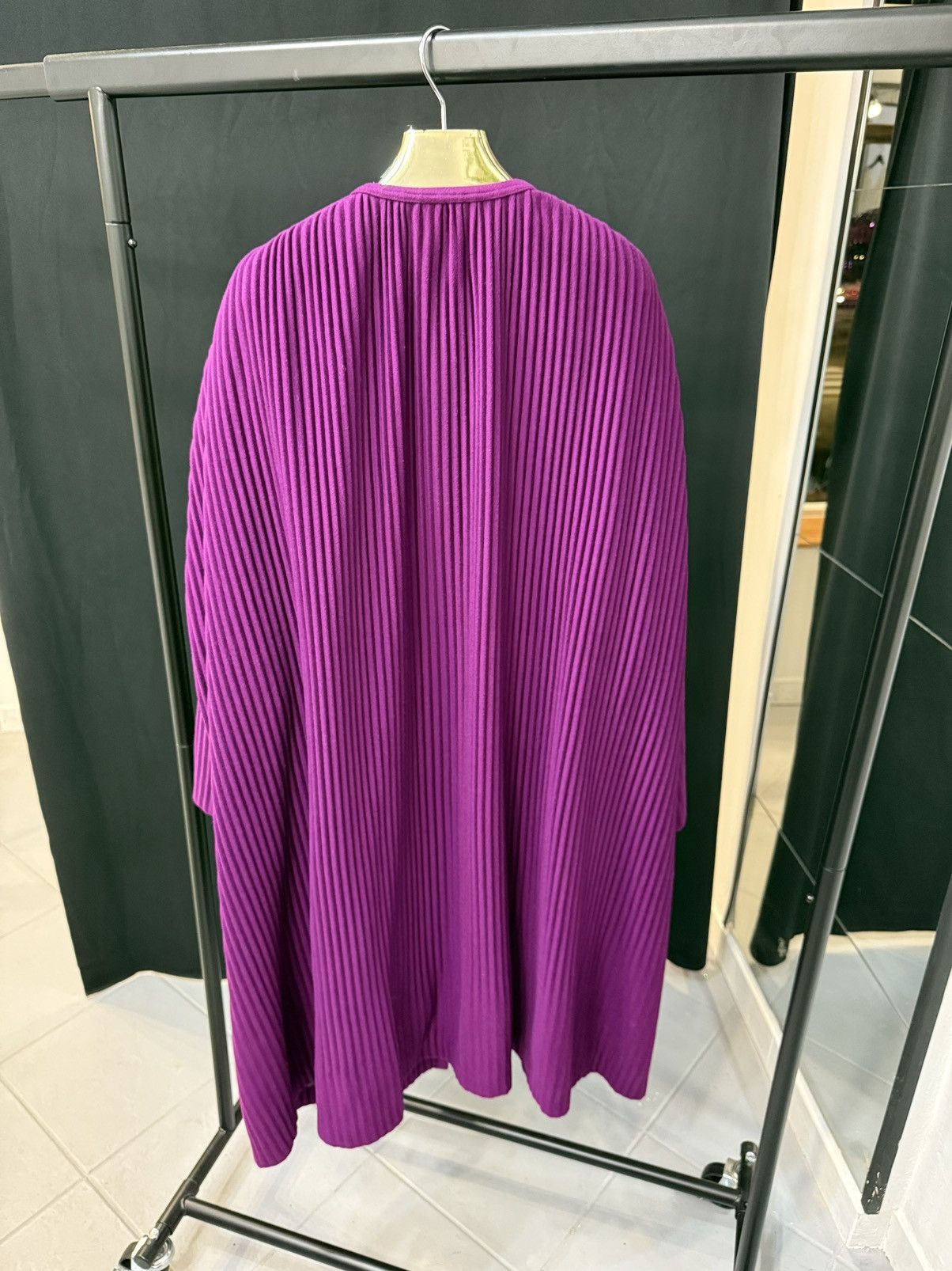 Versace Gianni Versace 1989 wool and Cashmere pleated cape Size ONE SIZE - 9 Thumbnail