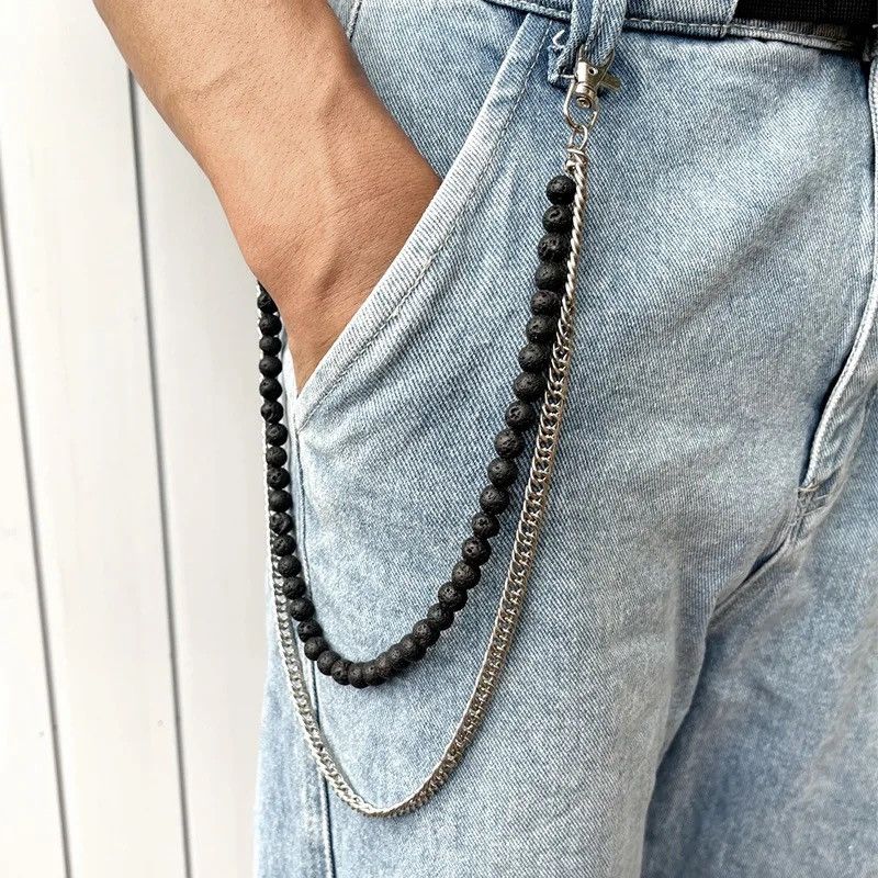 Vintage Waist Key Chain Skull Head Metal Vintage Gothic Skeleton Size ONE SIZE - 2 Thumbnail