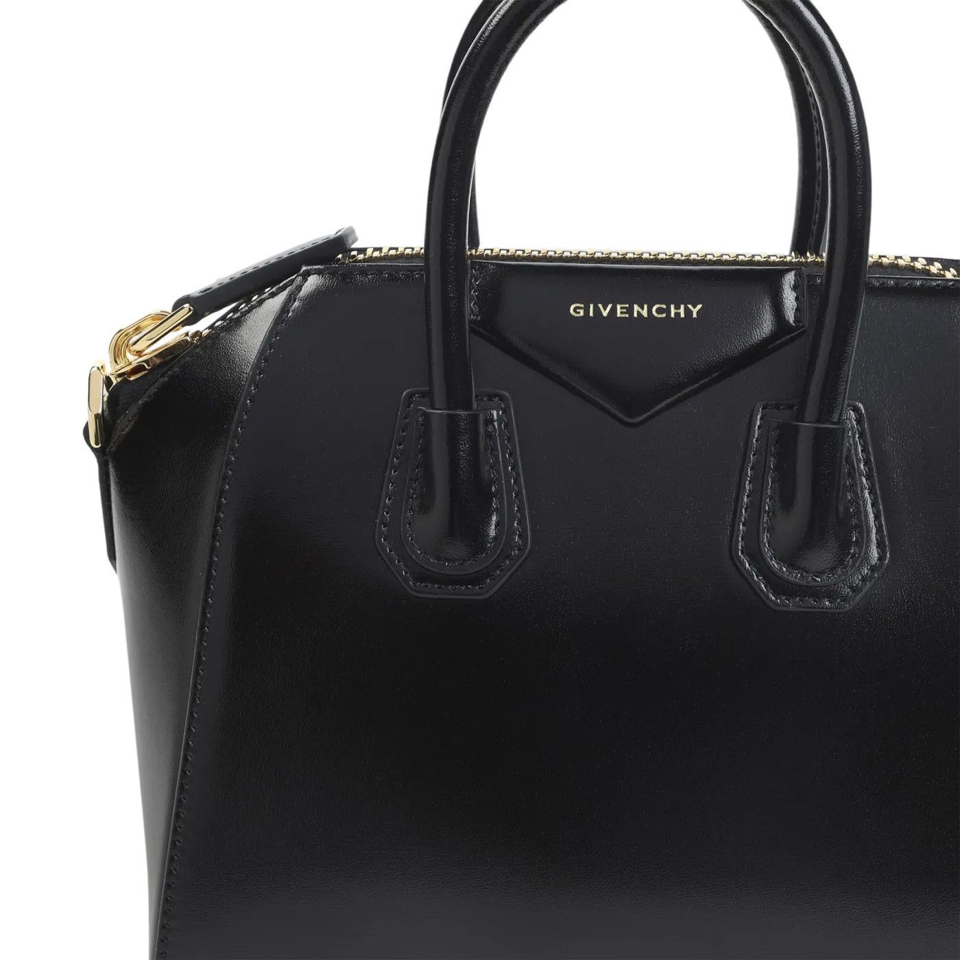 Givenchy GIVENCHY Antigona Mini Black Leather Top Handle New & Authen Size ONE SIZE - 3 Thumbnail