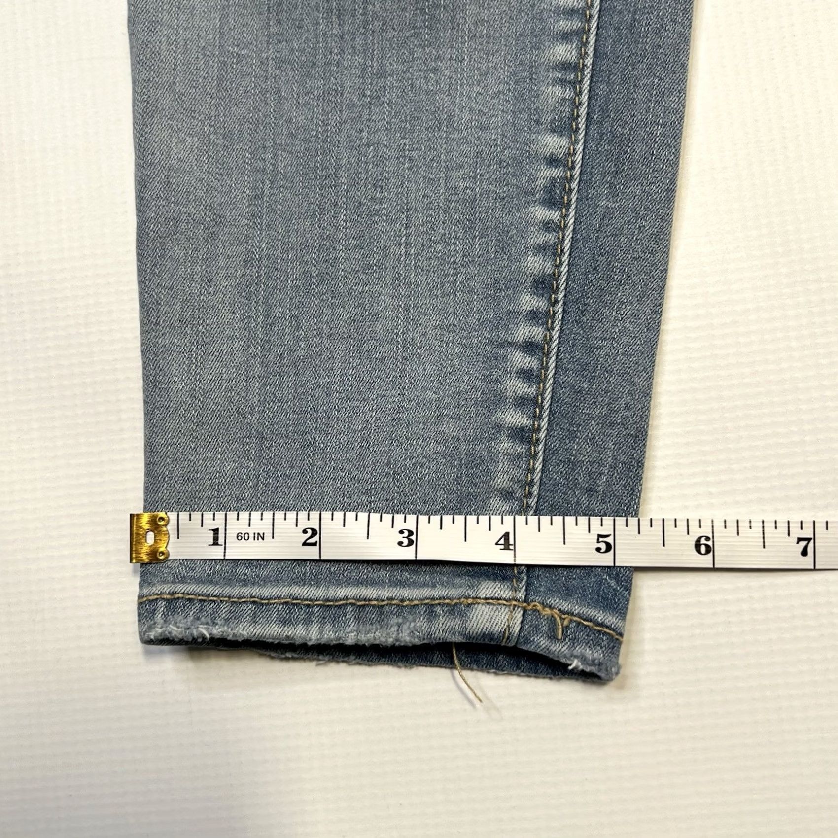 American Eagle Outfitters VINTAGE American Eagle AE Washed Jegging Size 8 Ripped, Super Hi Rise Size 30" / US 8 / IT 44 - 5 Thumbnail