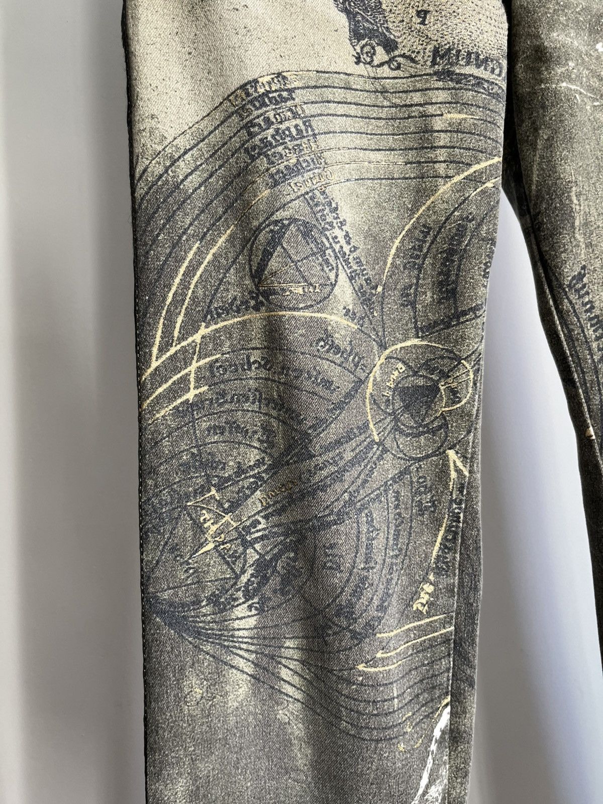 Roberto Cavalli Iconic archive Roberto Cavalli AW03 Astrology low rise jeans Size US 30 / EU 46 - 7 Thumbnail