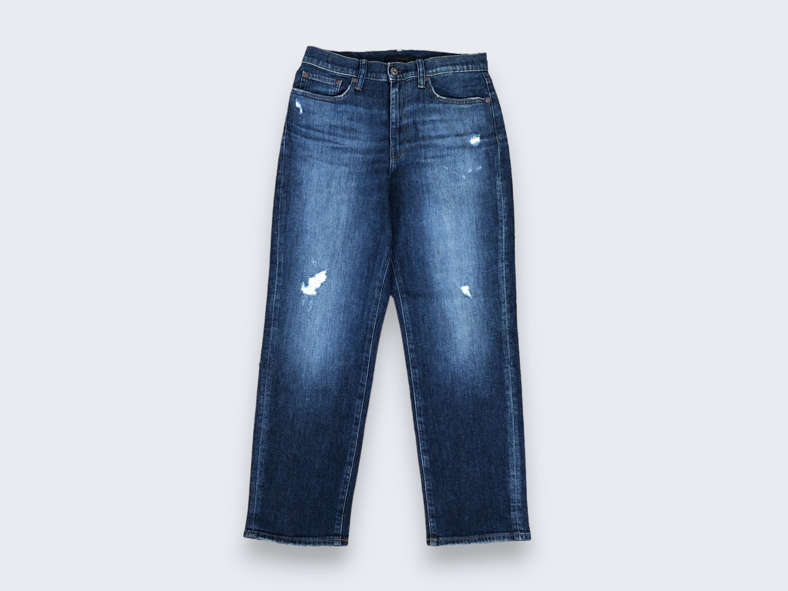 Womens Uniqlo Jeans Boyfriend Straight Denim 29 x 27 L1296W