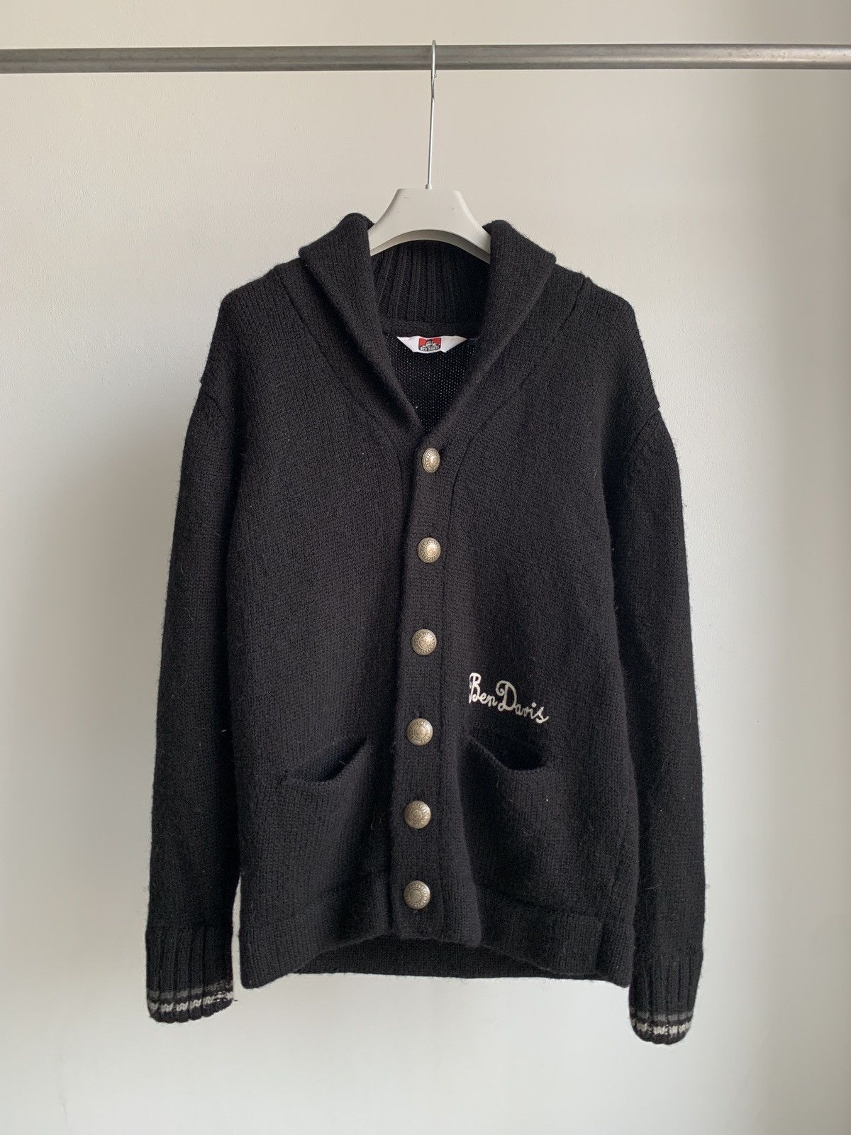Vintage Vintage Ben Devis Wool Knit Cardigan Size US M / EU 48-50 / 2 - 1 Thumbnail