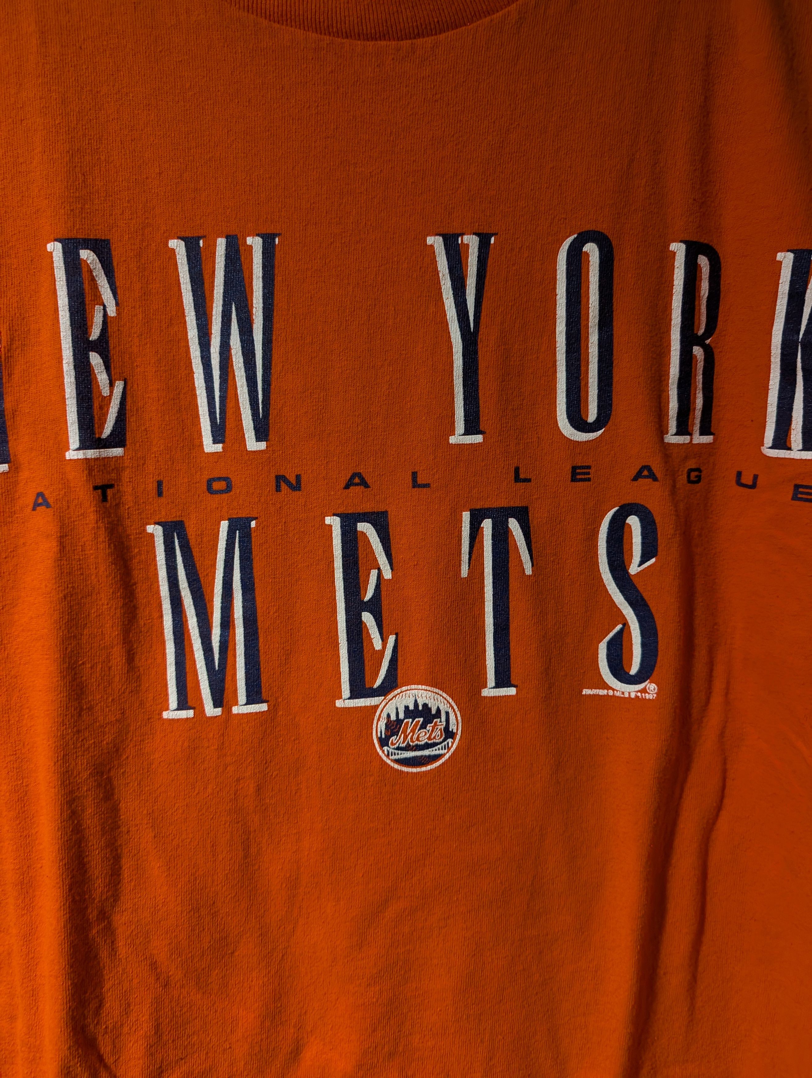 MLB Vintage 1997 New York Mets Starter MLB Baseball T-Shirt Size US L / EU 52-54 / 3 - 2 Thumbnail