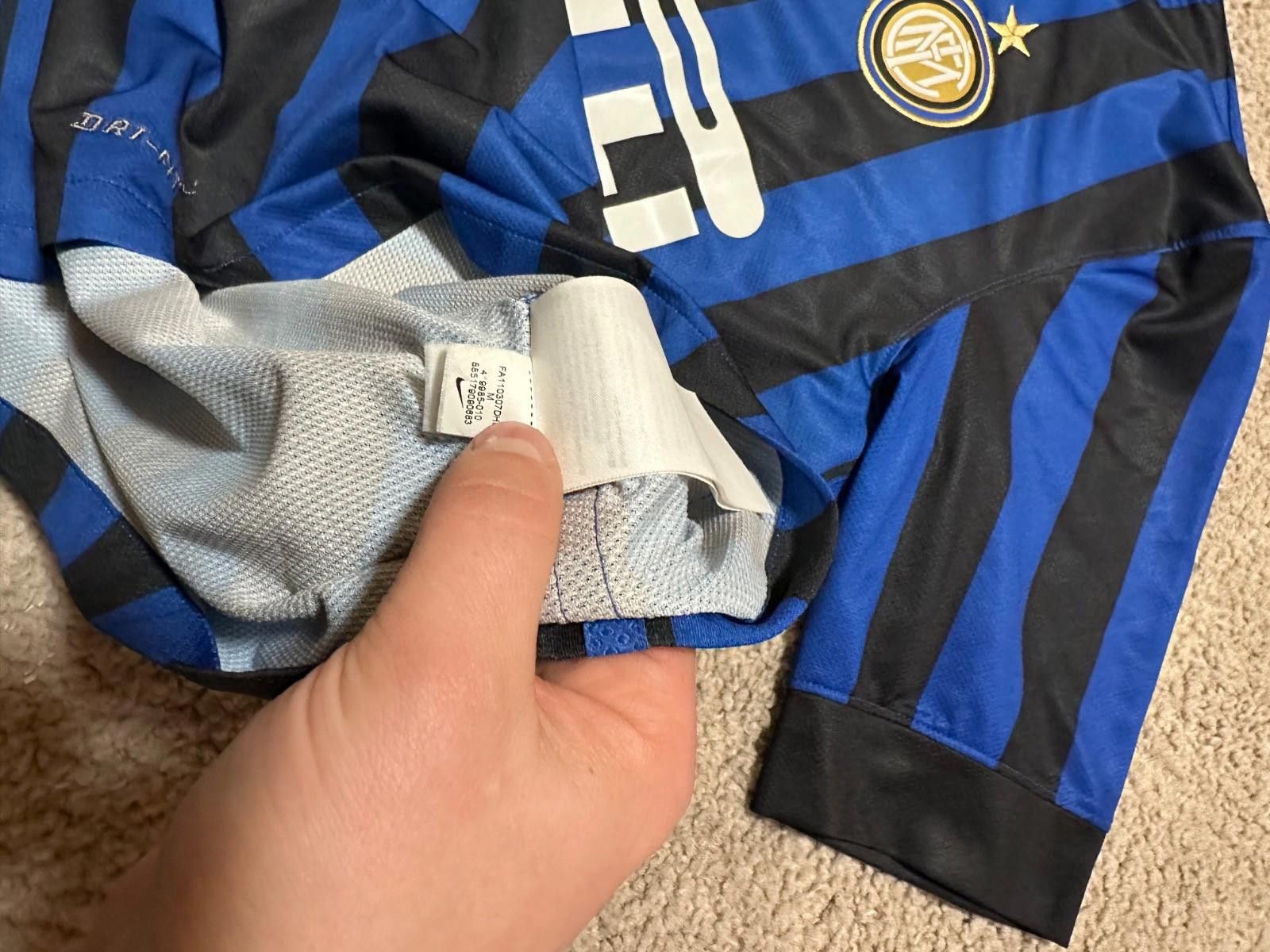 Nike INTER MILAN 2012/13 HOME FOOTBALL SHIRT NIKE FOOTBALL SHIRT Size ONE SIZE - 6 Thumbnail