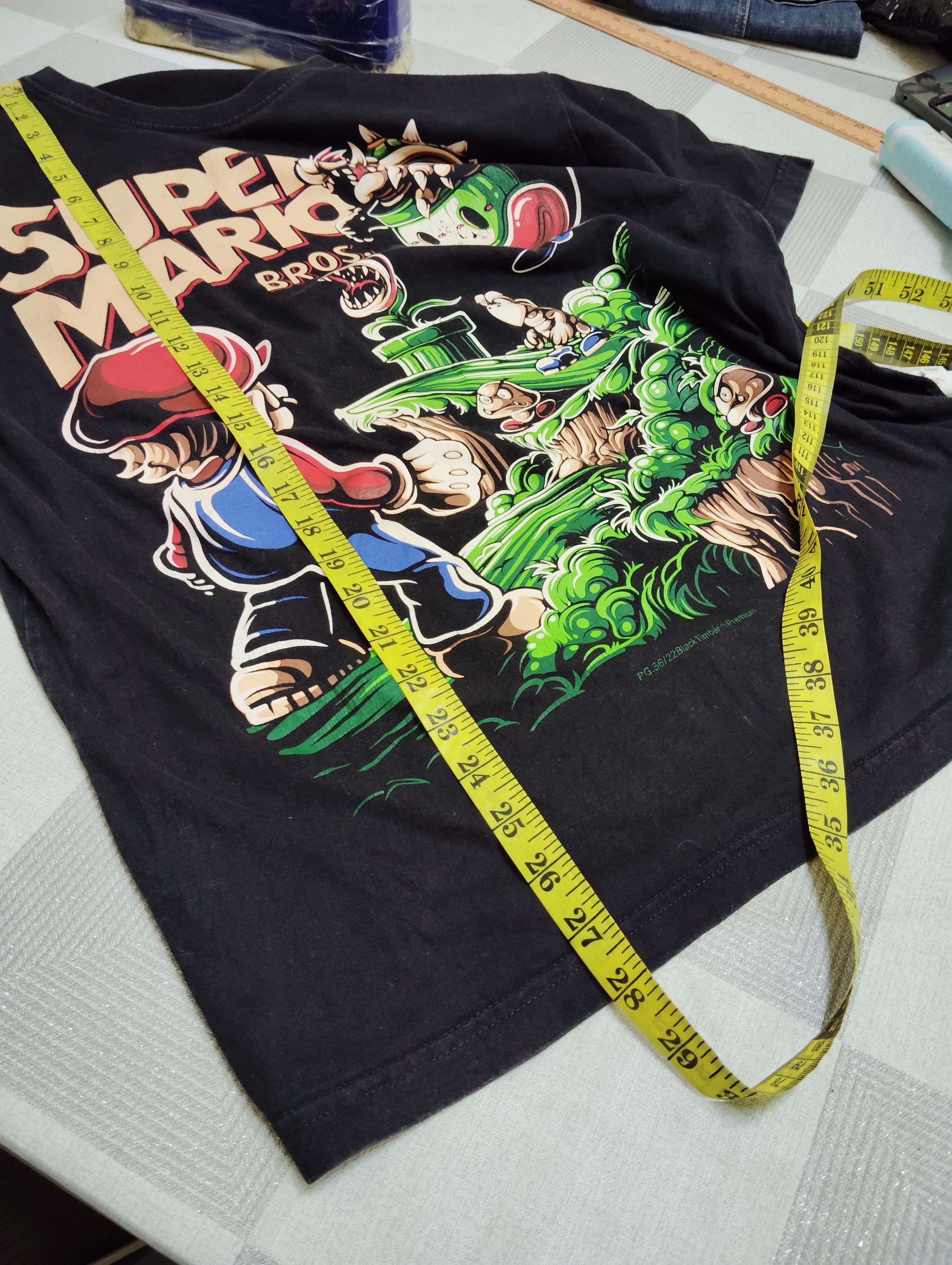 Cartoon Network MARIO BROS BIG PRINT T-SHIRT Size US L / EU 52-54 / 3 - 8 Thumbnail