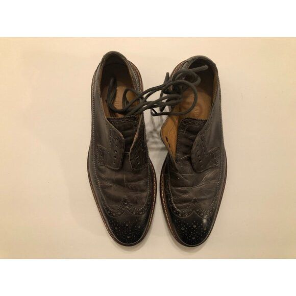 Cole Haan cole haan men's gray leather dress shoes size: 8M Size US 8 / EU 41 - 2 Thumbnail