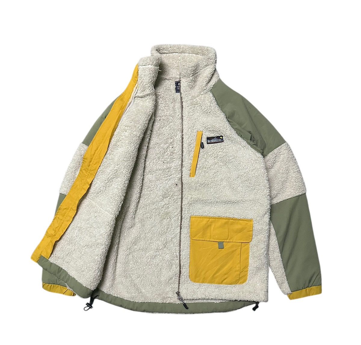 Japanese Brand Kriff mayer fleece outdoor jacket Size US L / EU 52-54 / 3 - 4 Thumbnail