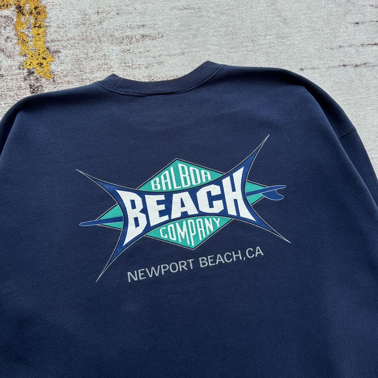 Hanes VINTAGE HANES BIG LOGO BEACH COMPANY Size US XL / EU 56 / 4 - 4 Thumbnail