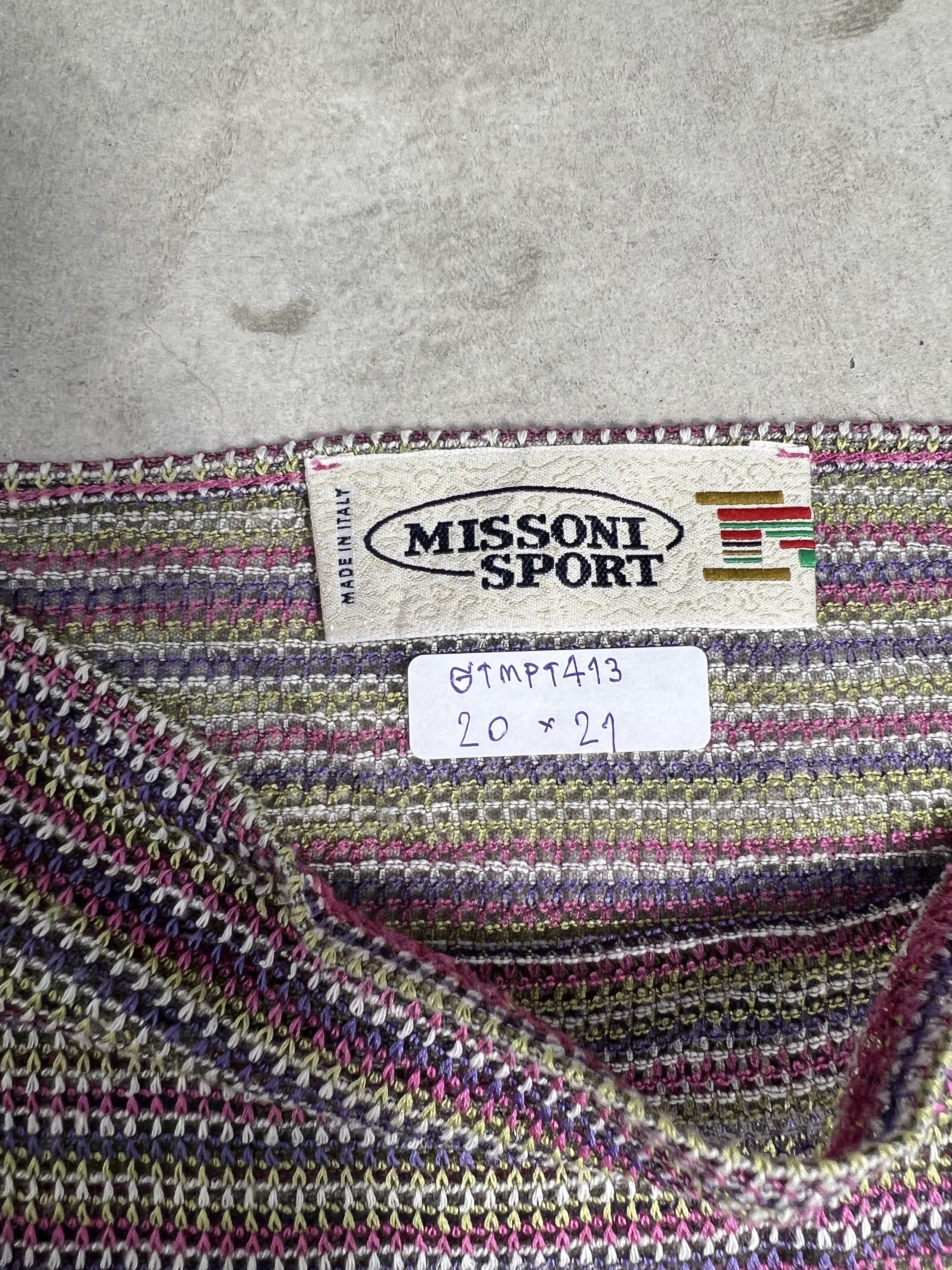 Missoni MISSONI Sport Knit Polyester Blouse (42) GTMPT413 Size M / US 6-8 / IT 42-44 - 3 Thumbnail